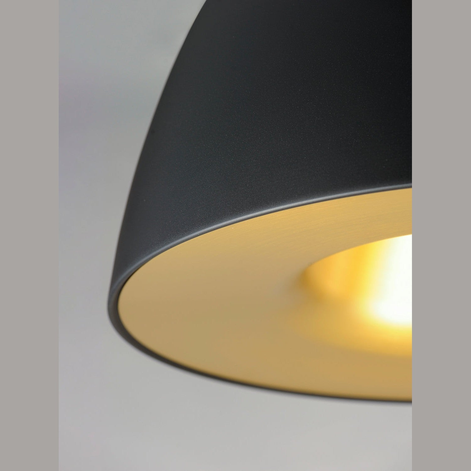 ET2 - E24914-BKSBR - LED Pendant - Fungo - Black / Satin Brass