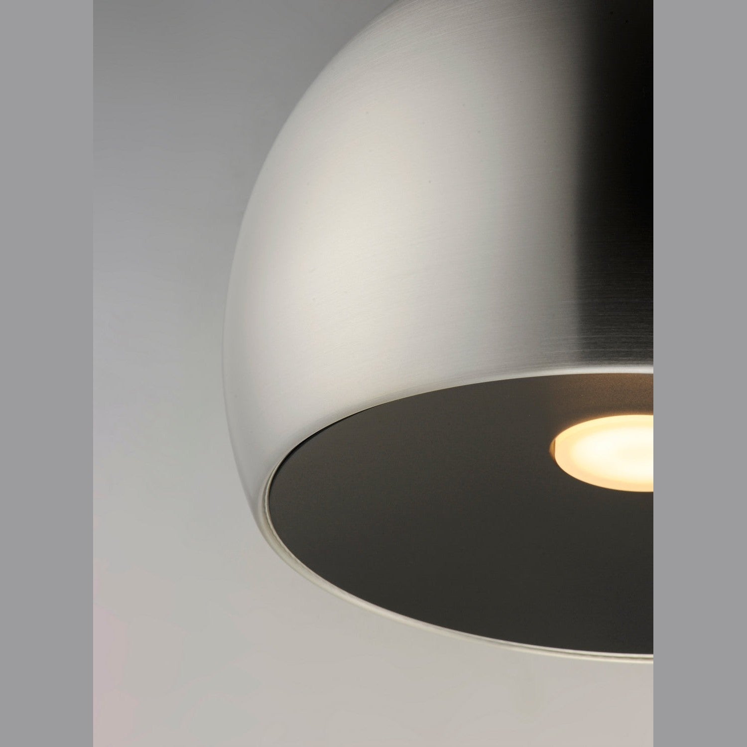 ET2 - E24926-SNBK - LED Pendant - Palla - Satin Nickel / Black