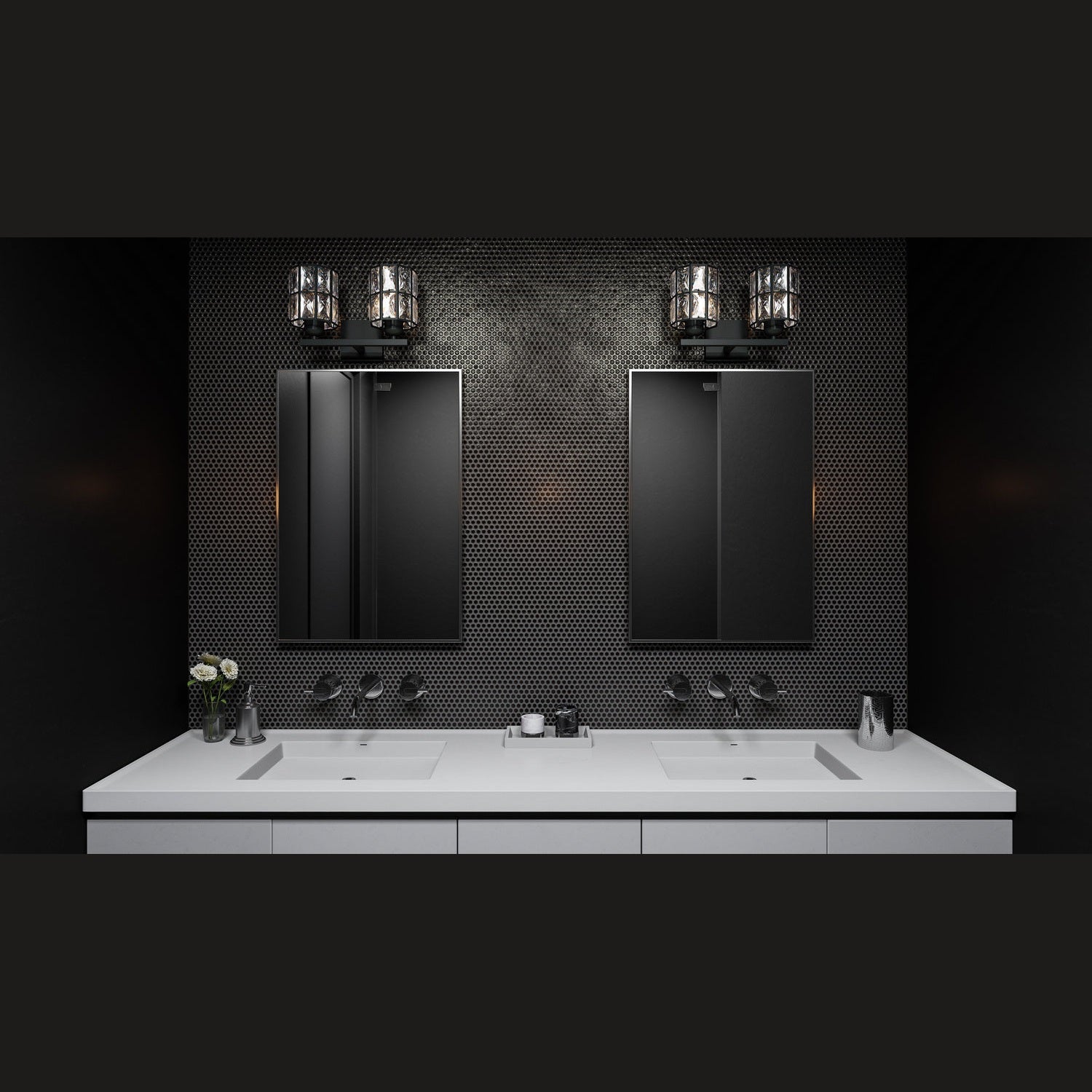 Quoizel - GIB8613MBK - Two Light Bath - Gibson - Matte Black