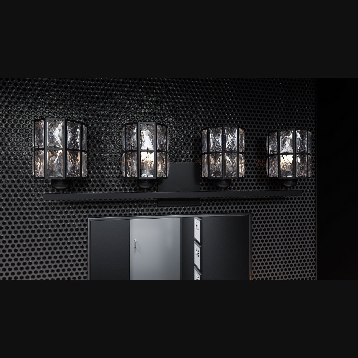 Quoizel - GIB8630MBK - Four Light Bath - Gibson - Matte Black