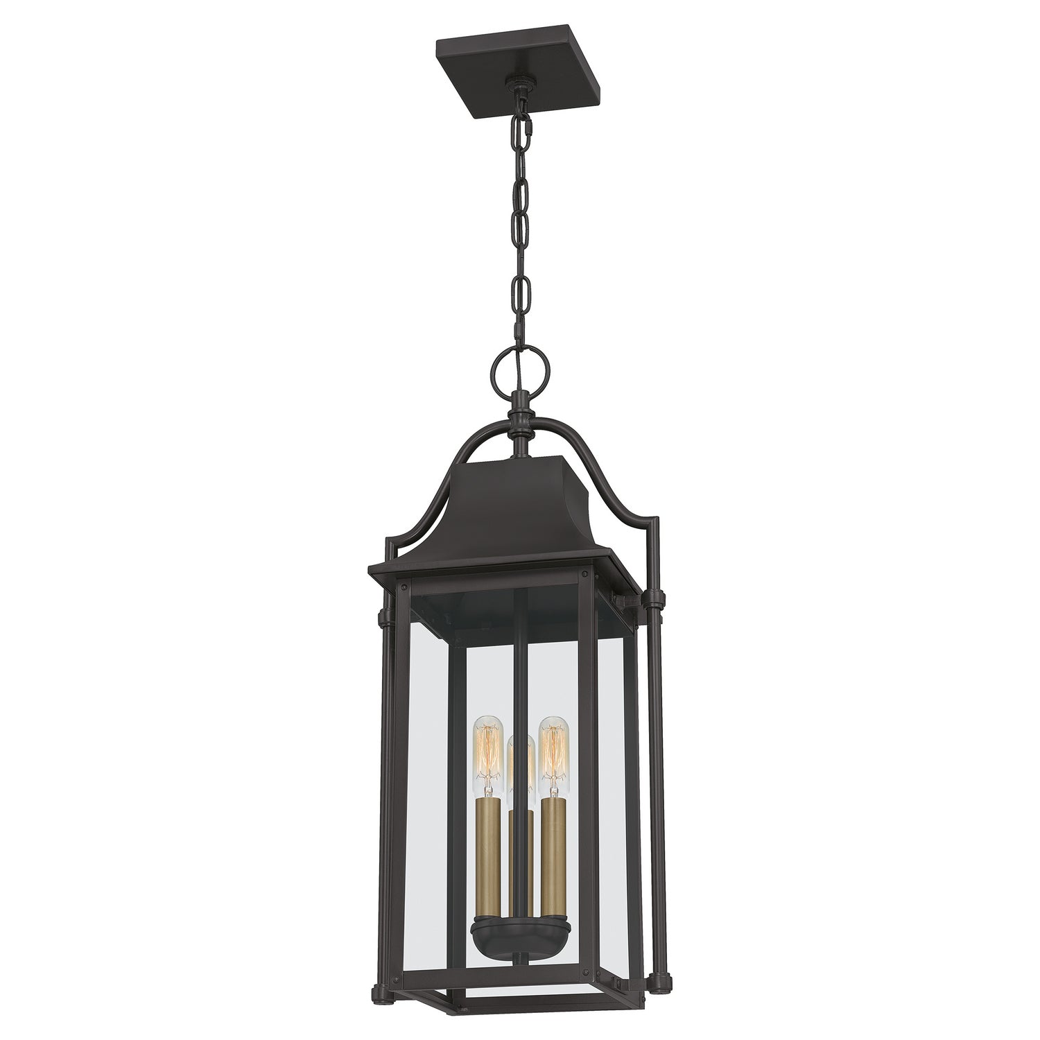 Quoizel - MAN1911WT - Three Light Outdoor Hanging Lantern - Manning - Western Bronze