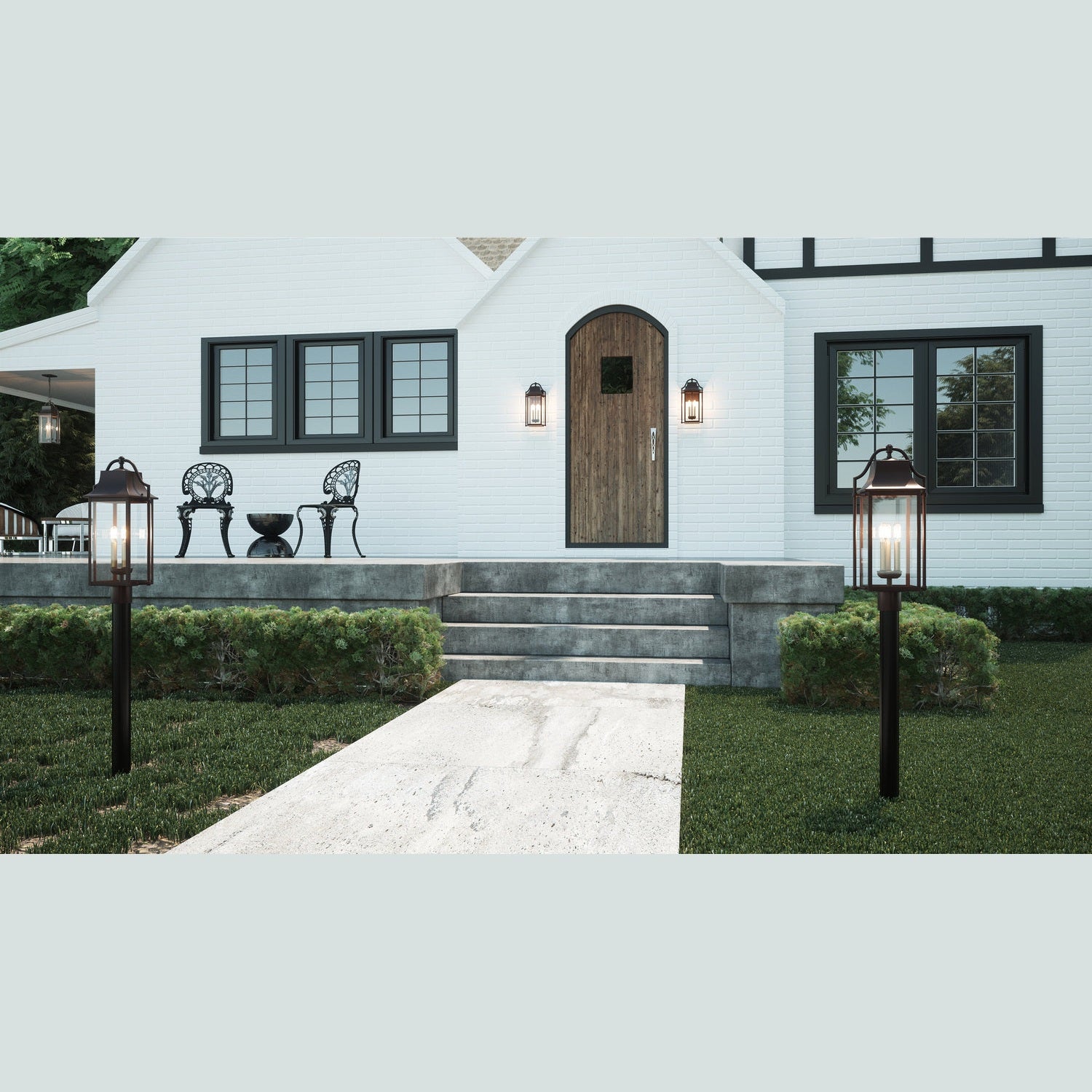 Quoizel - MAN8409WT - Two Light Outdoor Wall Mount - Manning - Western Bronze