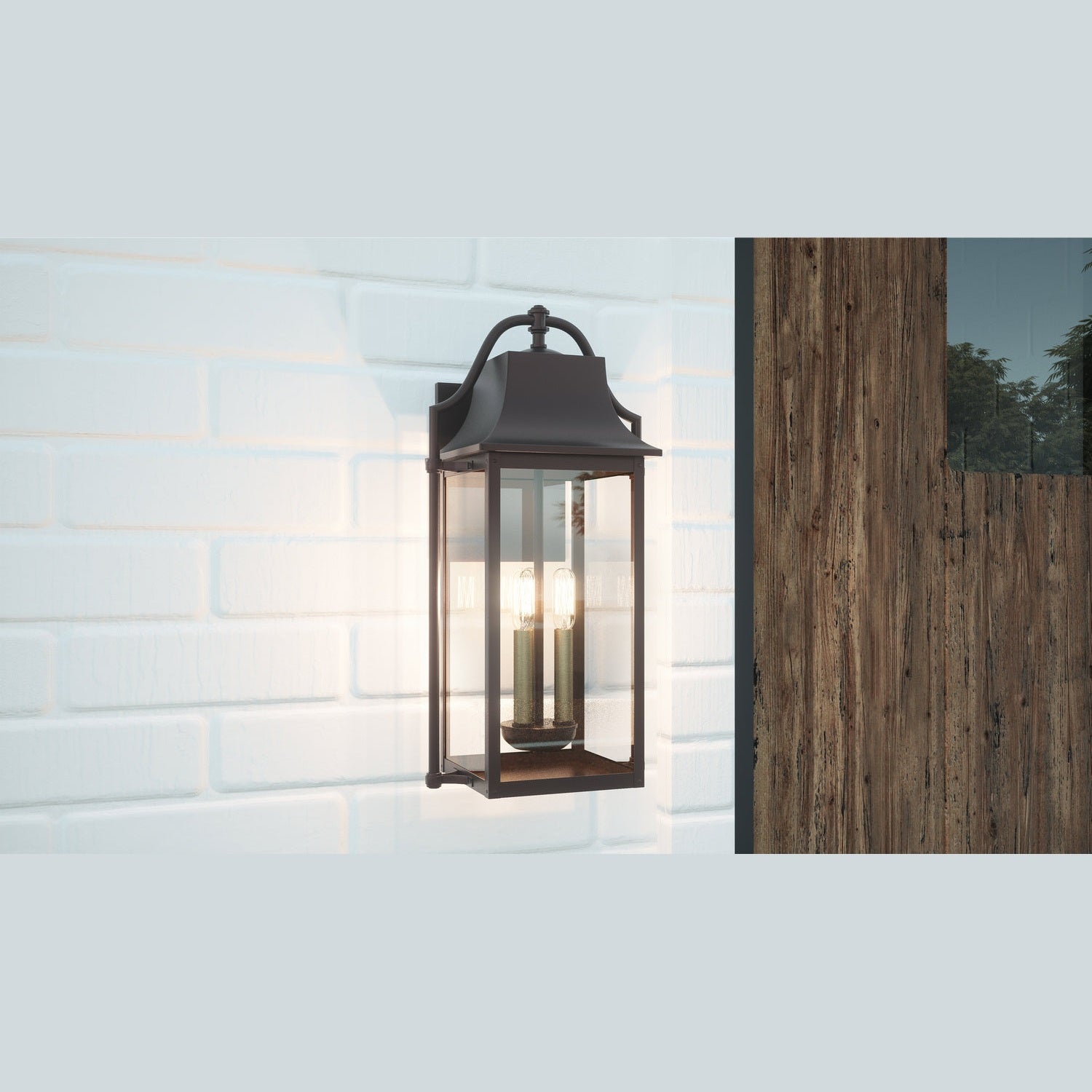 Quoizel - MAN8411WT - Three Light Outdoor Wall Mount - Manning - Western Bronze