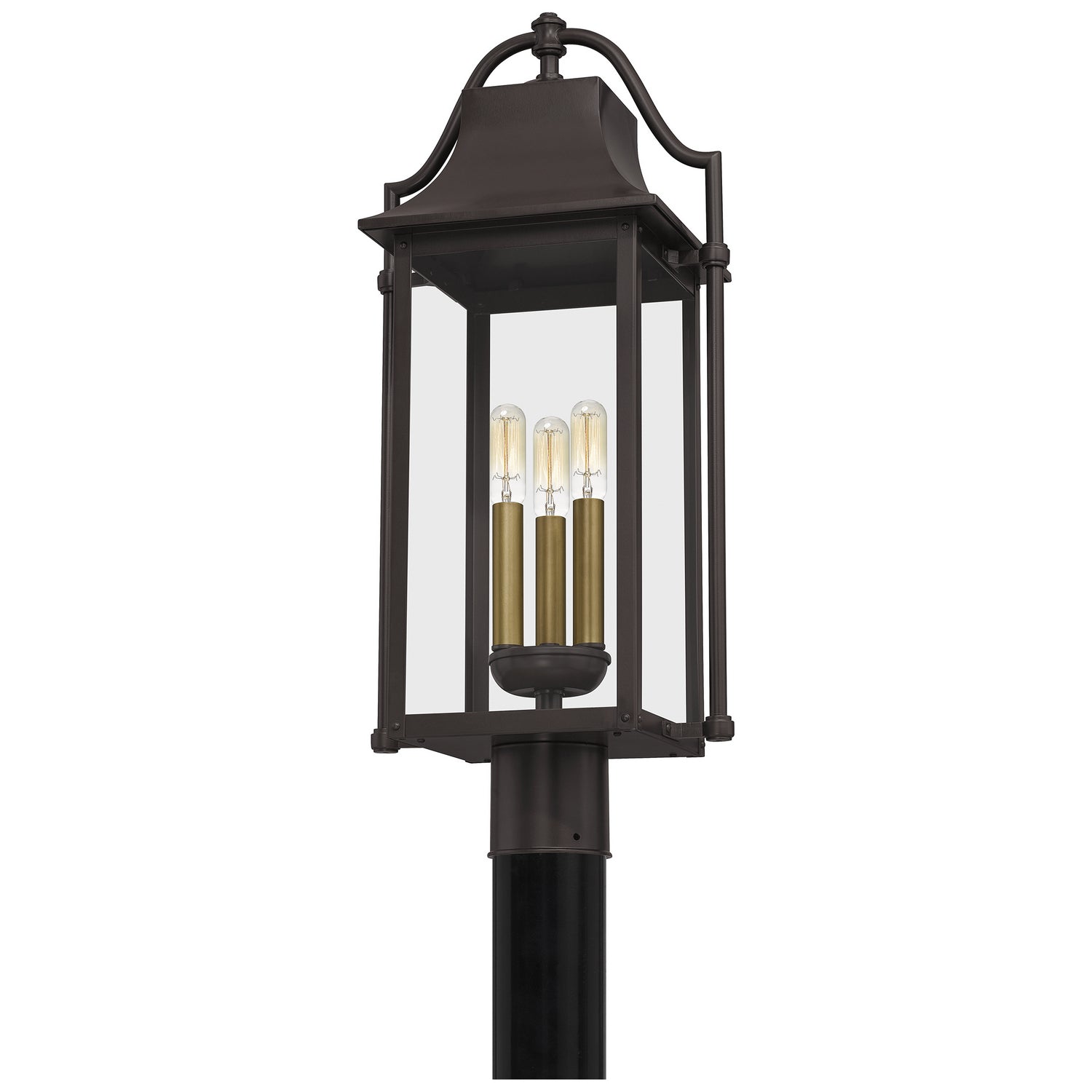 Quoizel - MAN9011WT - Three Light Outdoor Post Mount - Manning - Western Bronze