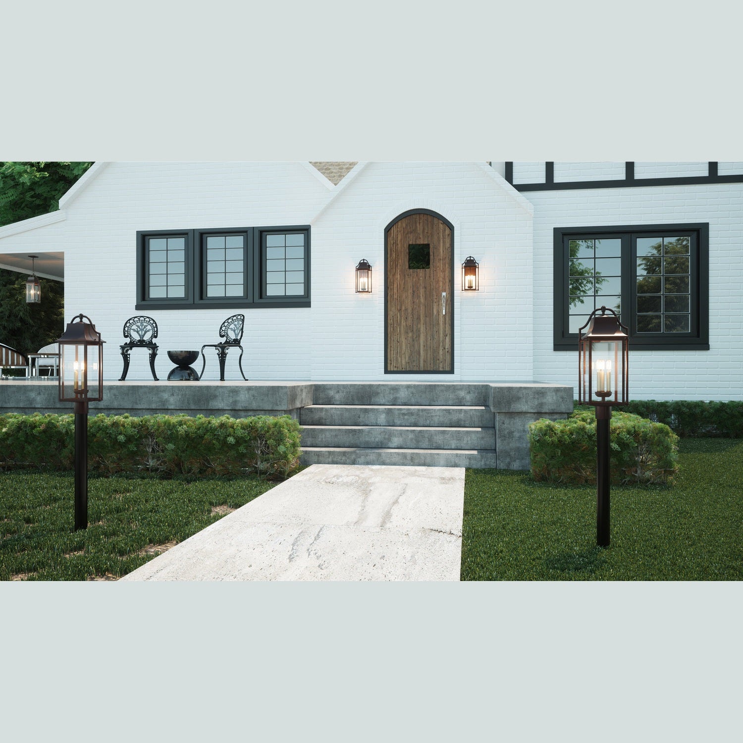 Quoizel - MAN9011WT - Three Light Outdoor Post Mount - Manning - Western Bronze