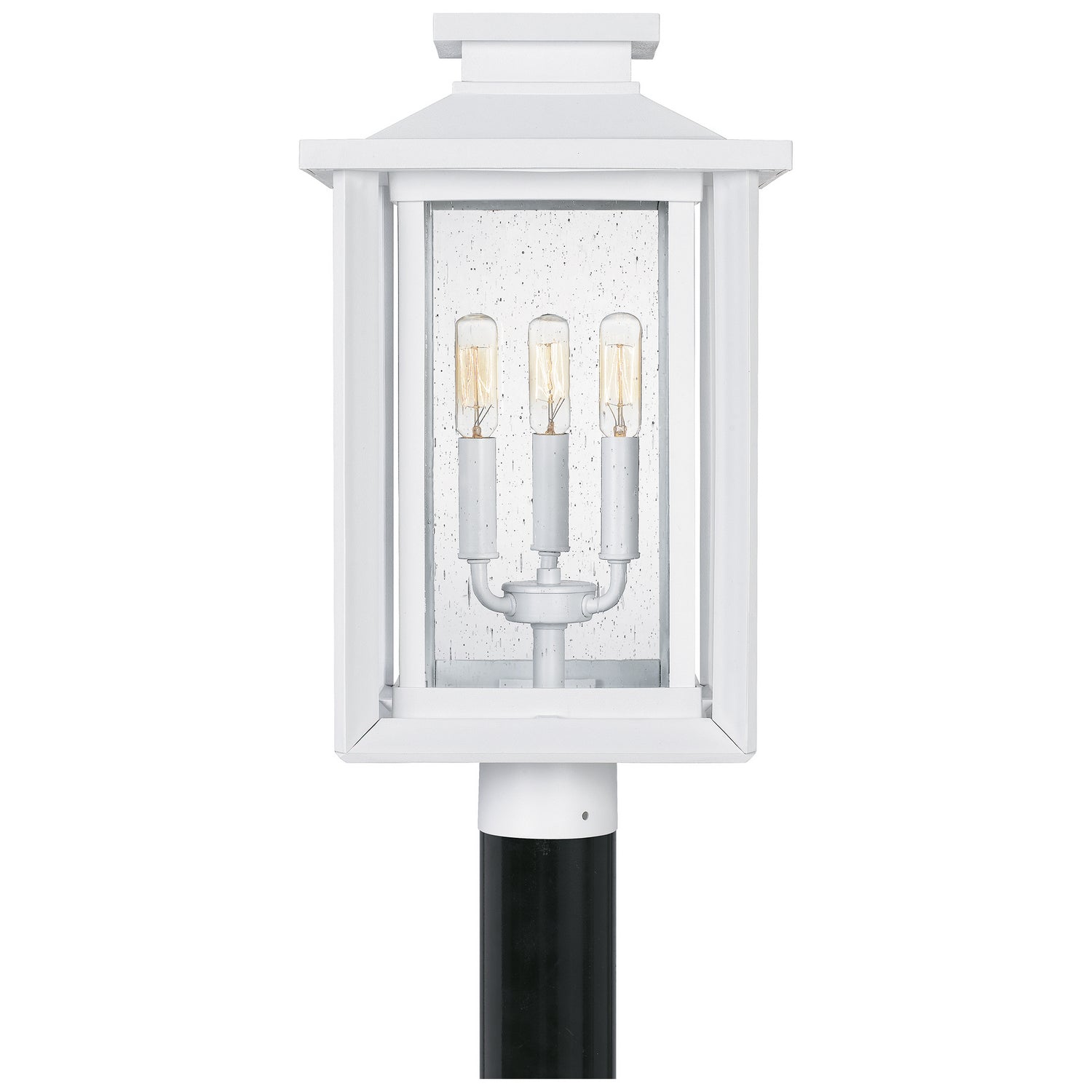 Quoizel - WKF9011W - Three Light Outdoor Post Mount - Wakefield - Matte White