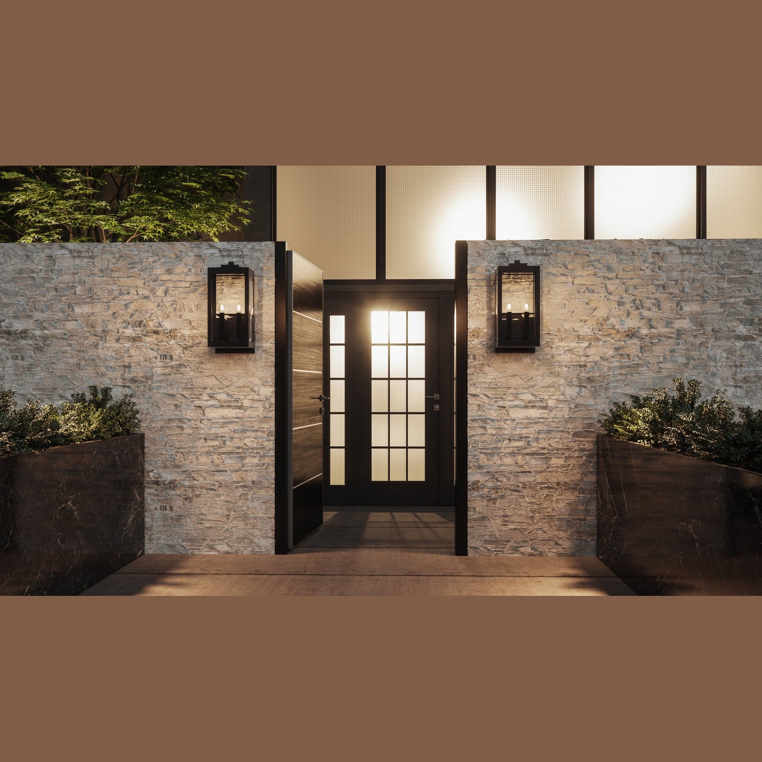 Quoizel - WVR8409EK - Two Light Outdoor Wall Mount - Westover - Earth Black