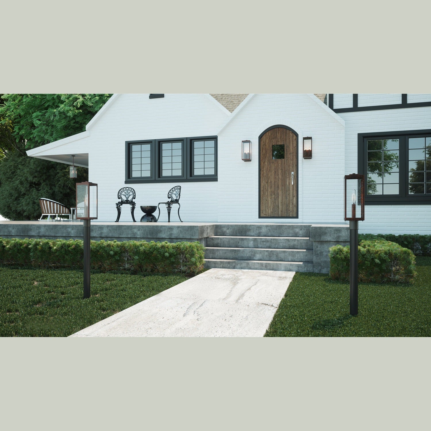 Quoizel - WVR8409IZ - Two Light Outdoor Wall Mount - Westover - Industrial Bronze