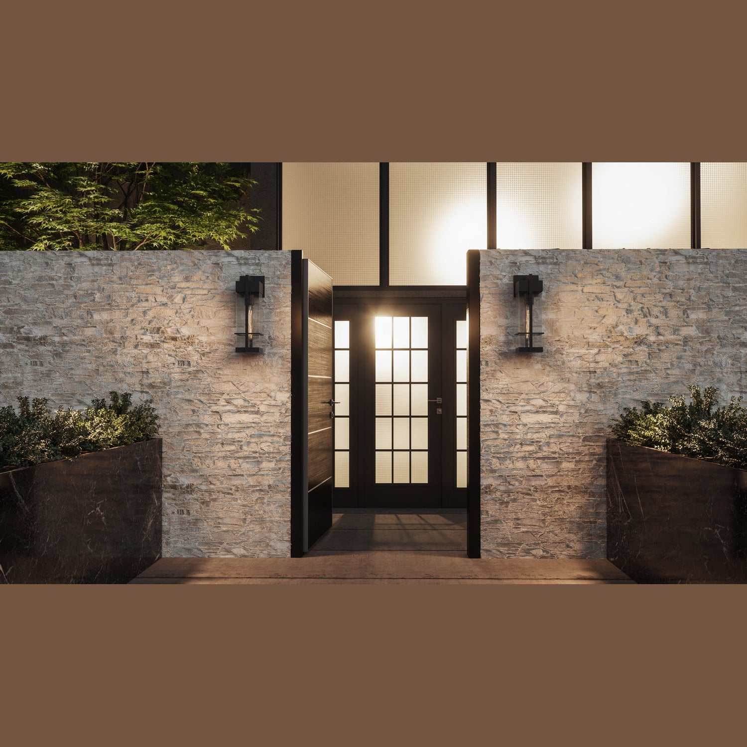 Quoizel - WYN8406EK - One Light Outdoor Wall Mount - Wynn - Earth Black