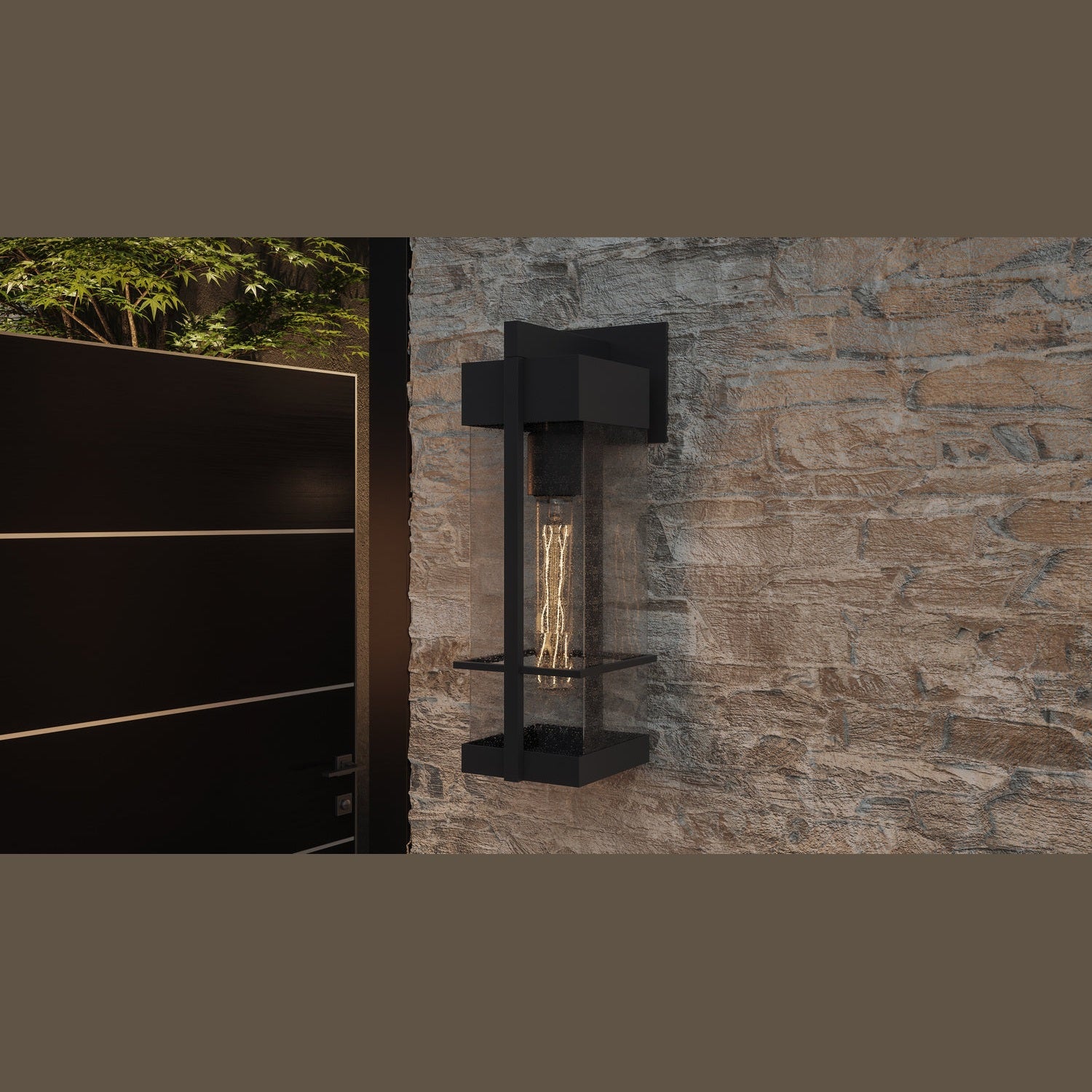 Quoizel - WYN8406EK - One Light Outdoor Wall Mount - Wynn - Earth Black