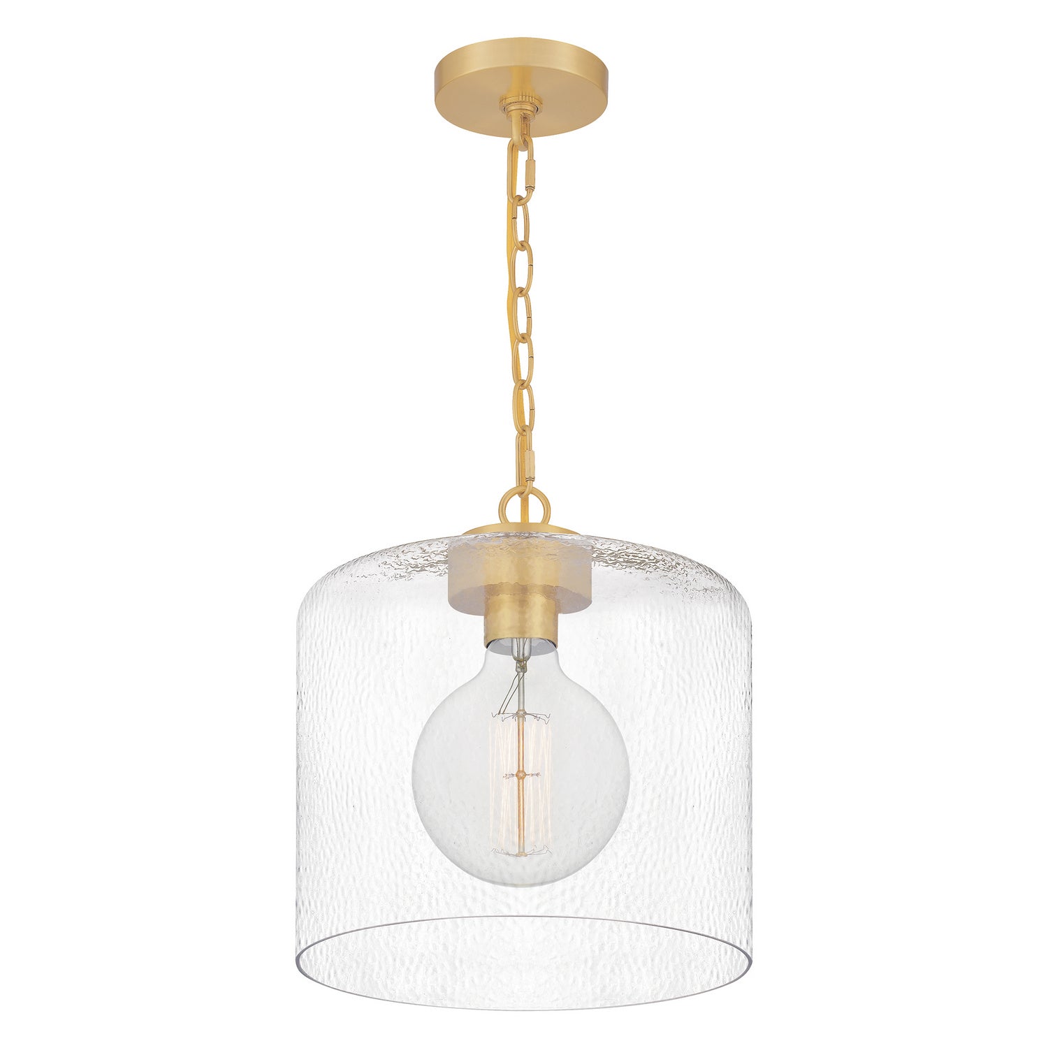 Quoizel - ABR1512AB - One Light Mini Pendant - Abner - Aged Brass
