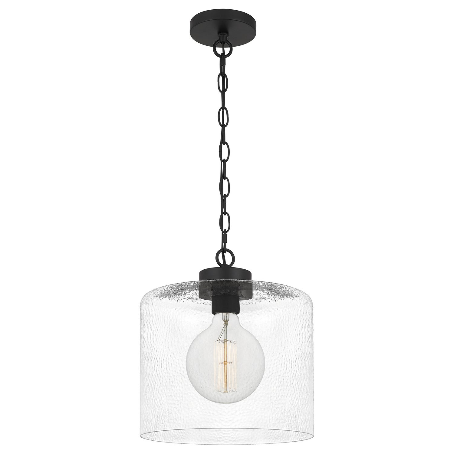 Quoizel - ABR1512MBK - One Light Mini Pendant - Abner - Matte Black