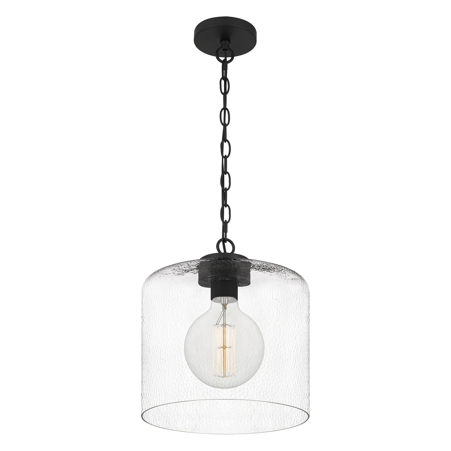 Quoizel - ABR1512MBK - One Light Mini Pendant - Abner - Matte Black