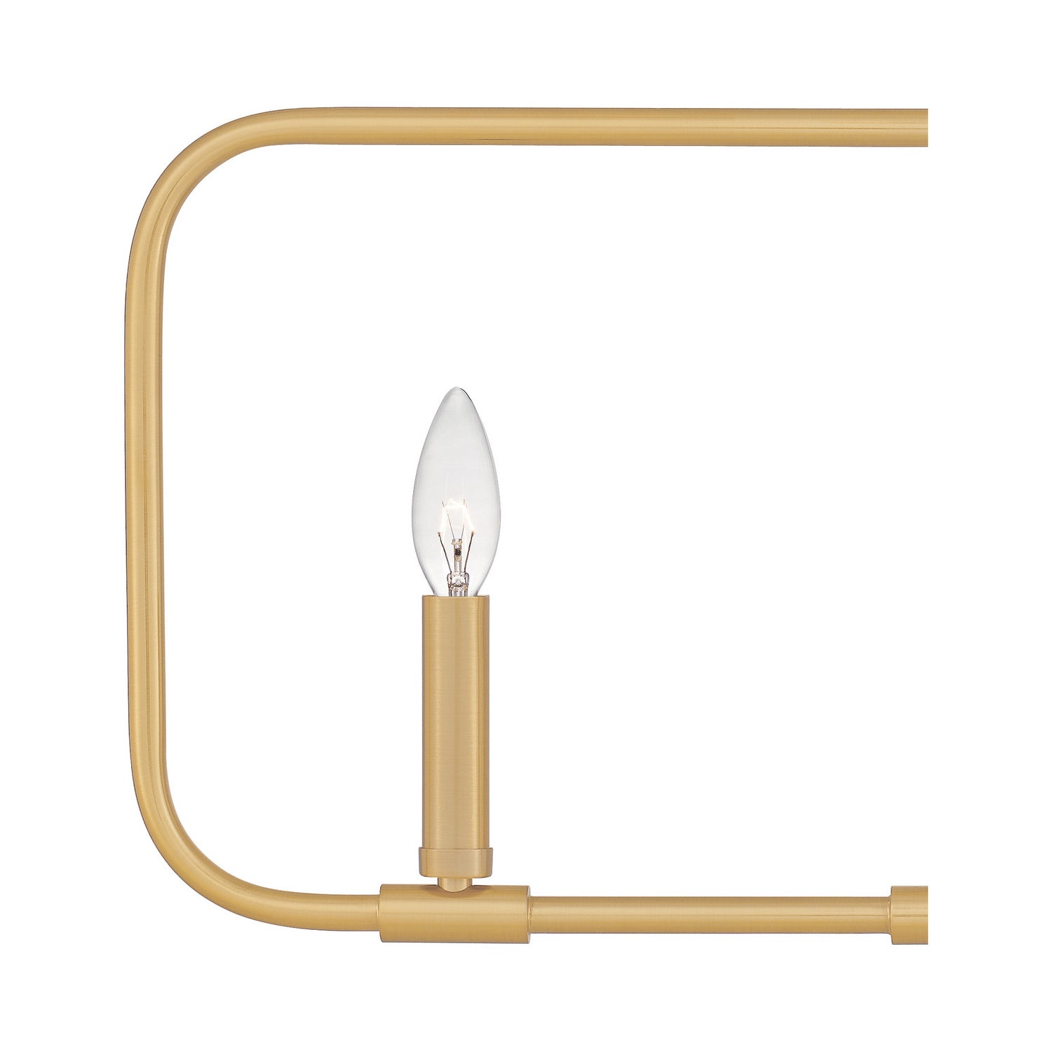 Quoizel - ABR432AB - Four Light Linear Chandelier - Abner - Aged Brass