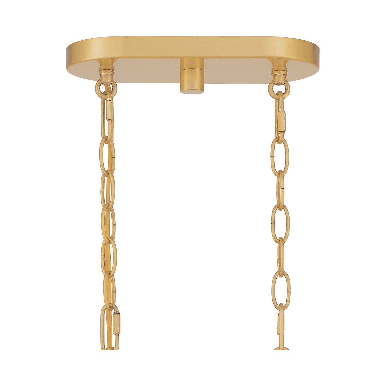 Quoizel - ABR432AB - Four Light Linear Chandelier - Abner - Aged Brass