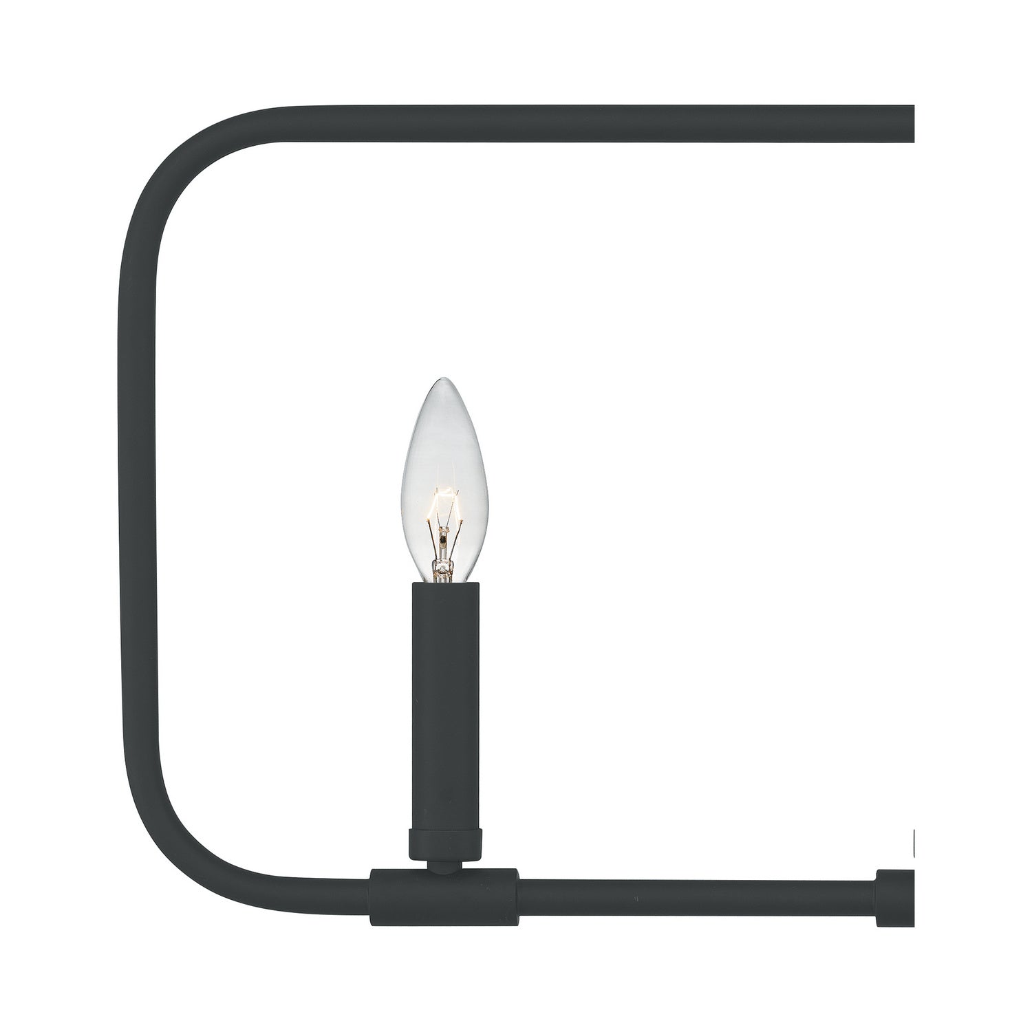 Quoizel - ABR432MBK - Four Light Linear Chandelier - Abner - Matte Black