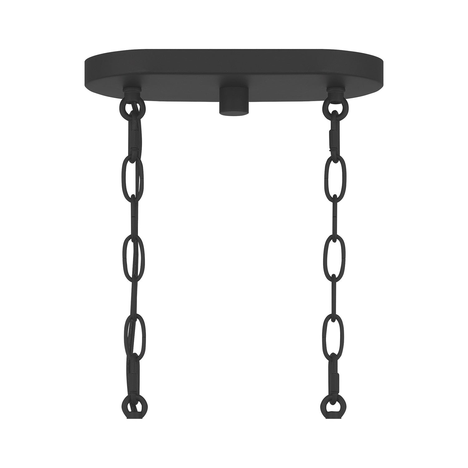 Quoizel - ABR432MBK - Four Light Linear Chandelier - Abner - Matte Black