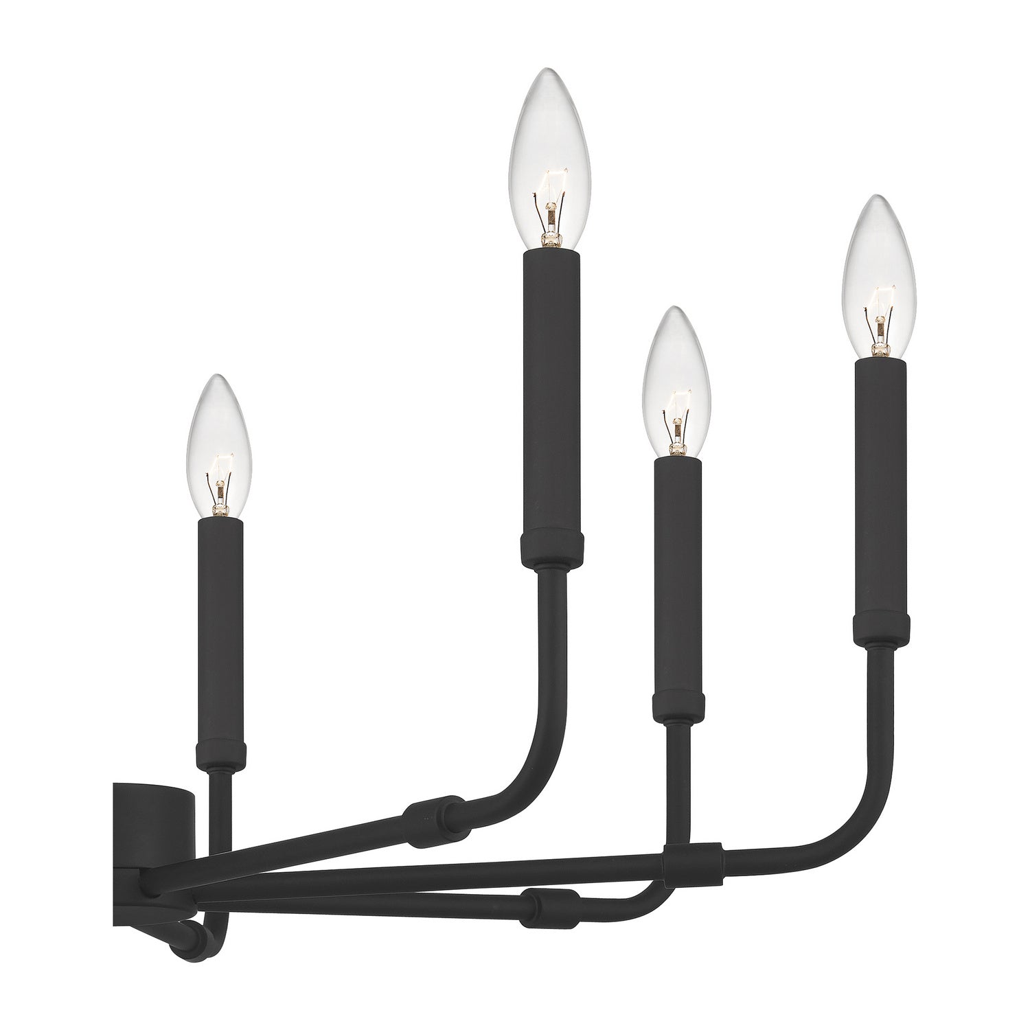 Quoizel - ABR5028MBK - Eight Light Chandelier - Abner - Matte Black