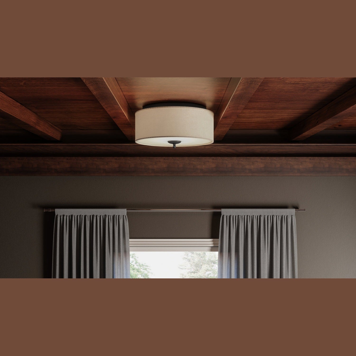 Quoizel - BLA1616MBK - Three Light Flush Mount - Blanche - Matte Black