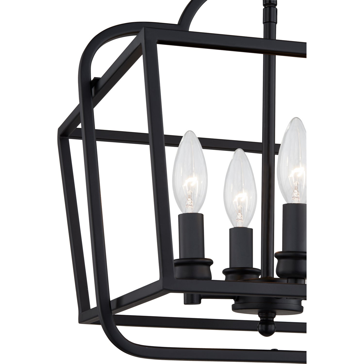 Quoizel - BLA1714MBK - Four Light Semi-Flush Mount - Blanche - Matte Black