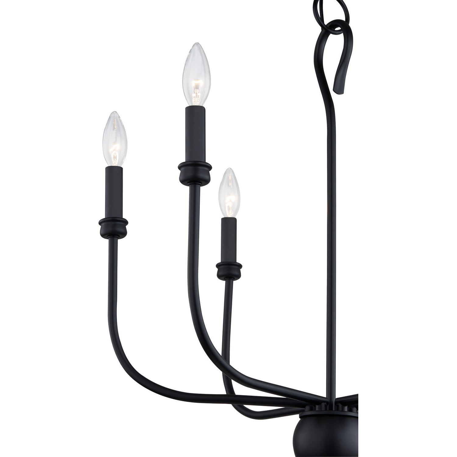 Quoizel - BLA5022MBK - Six Light Chandelier - Blanche - Matte Black