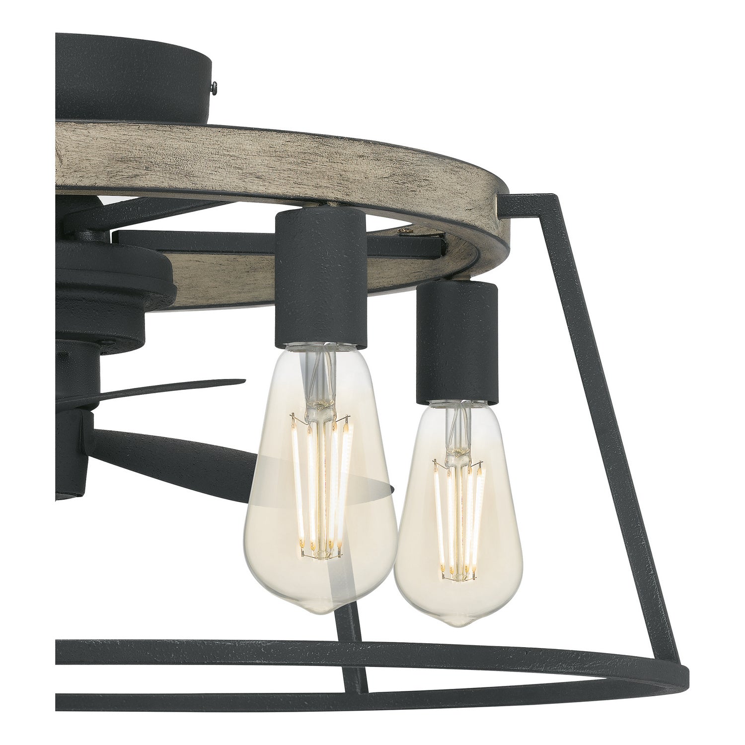 Quoizel - BRT3124GK - Five Light Fandelier - Brockton - Grey Ash