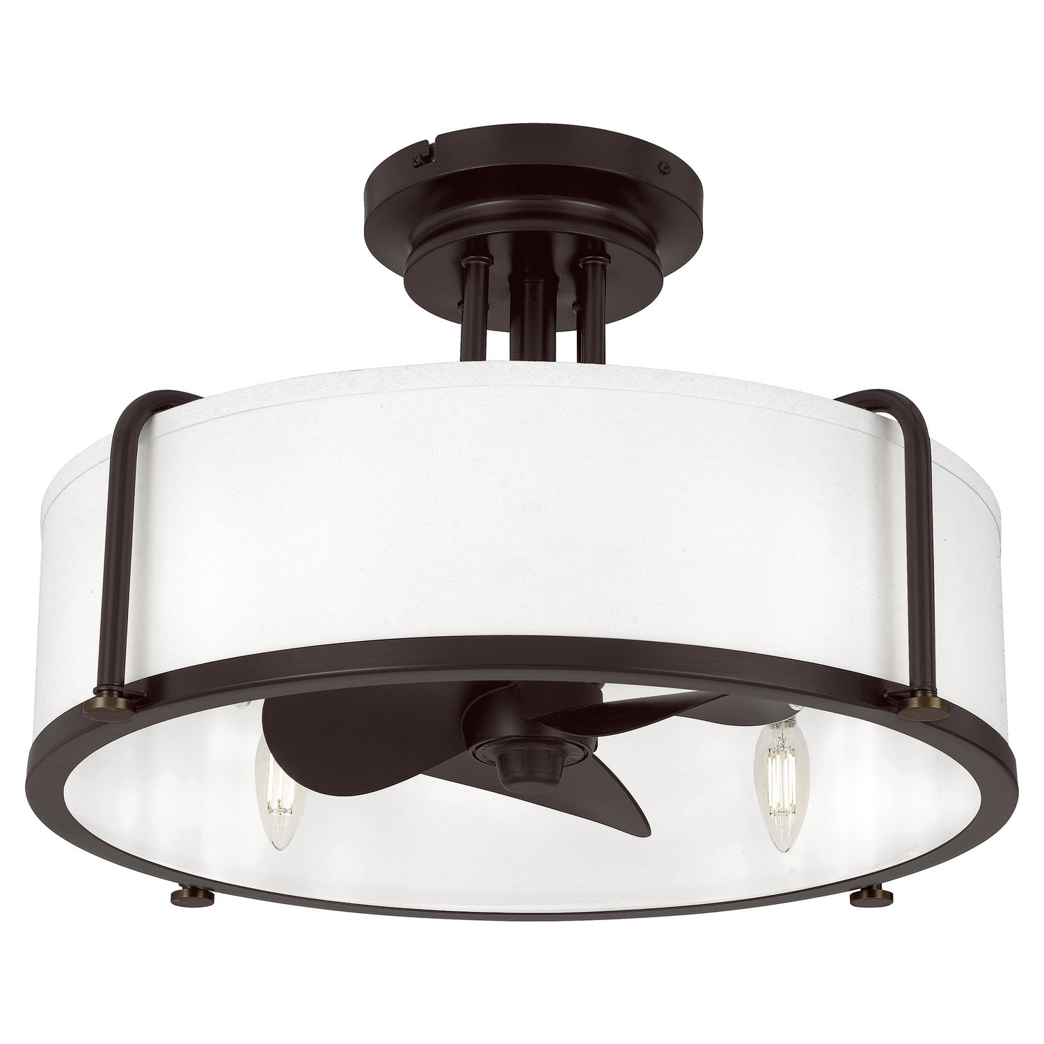 Quoizel - CAV3121WT - Four Light Fandelier - Calvary - Western Bronze