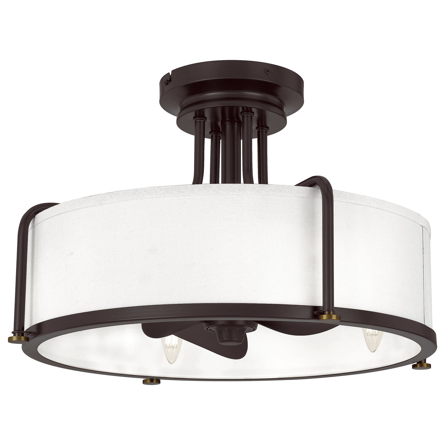 Quoizel - CAV3121WT - Four Light Fandelier - Calvary - Western Bronze
