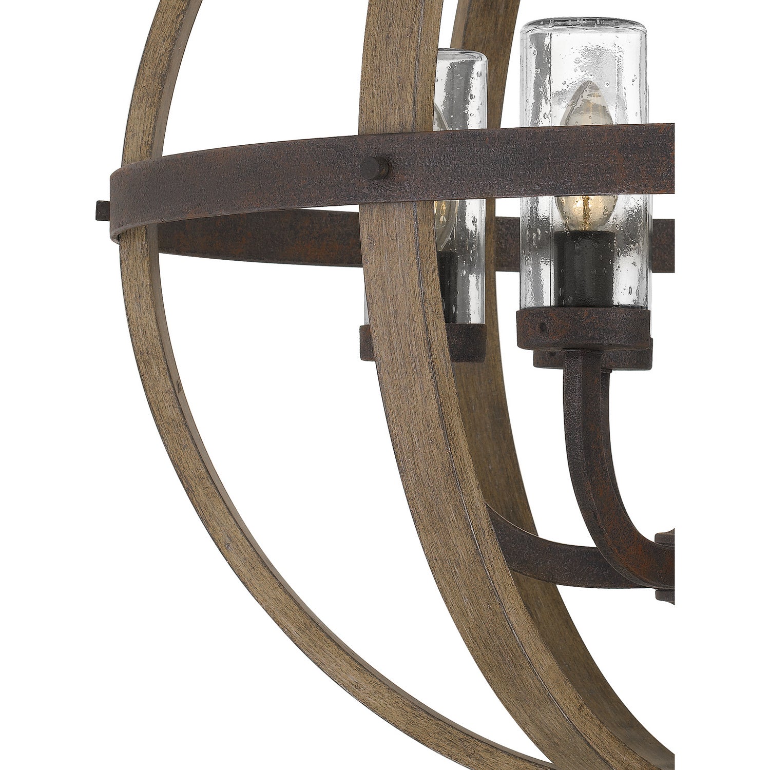 Quoizel - FSN3525RK - Six Light Pendant - Fusion - Rustic Black