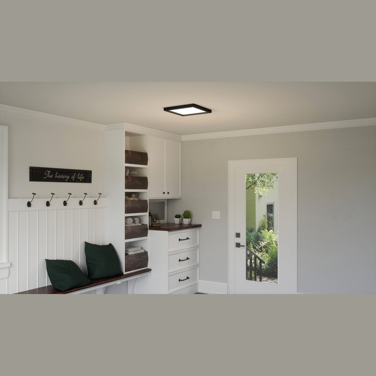 Quoizel - OST1615EK - LED Flush Mount - Outskirts - Earth Black