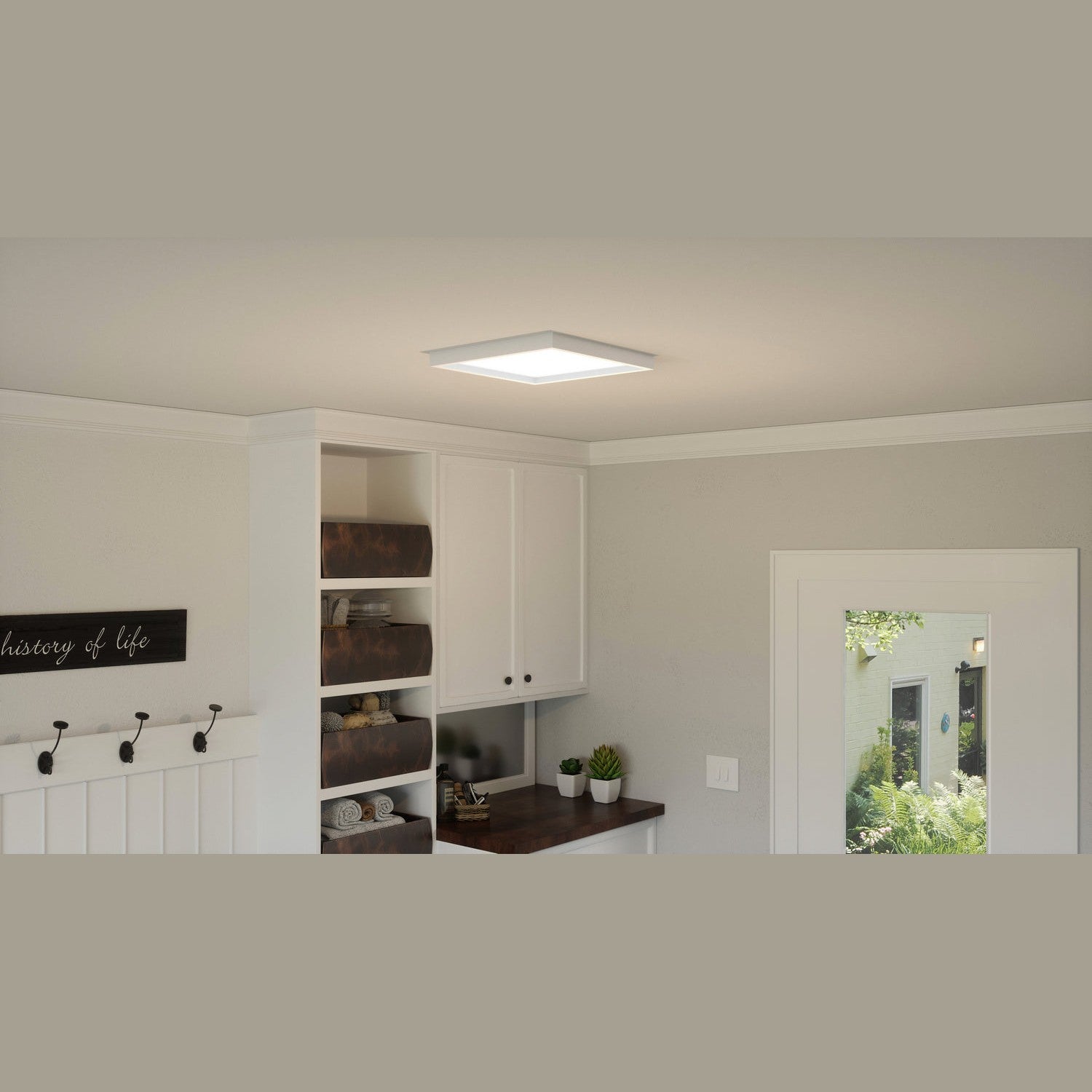 Quoizel - OST1615W - LED Flush Mount - Outskirts - Matte White