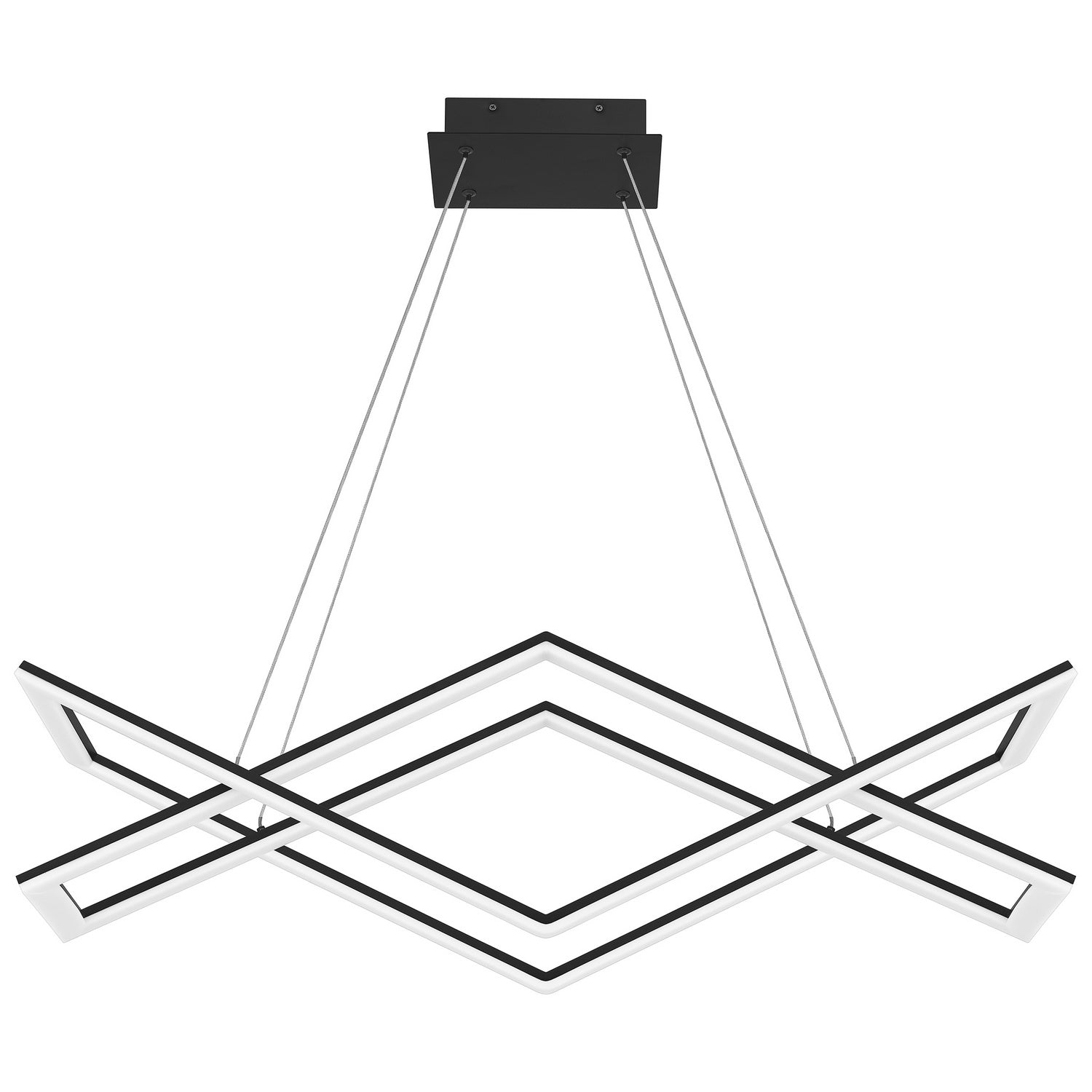 Quoizel - PCNEW136MBK - LED Linear Chandelier - Newman - Matte Black