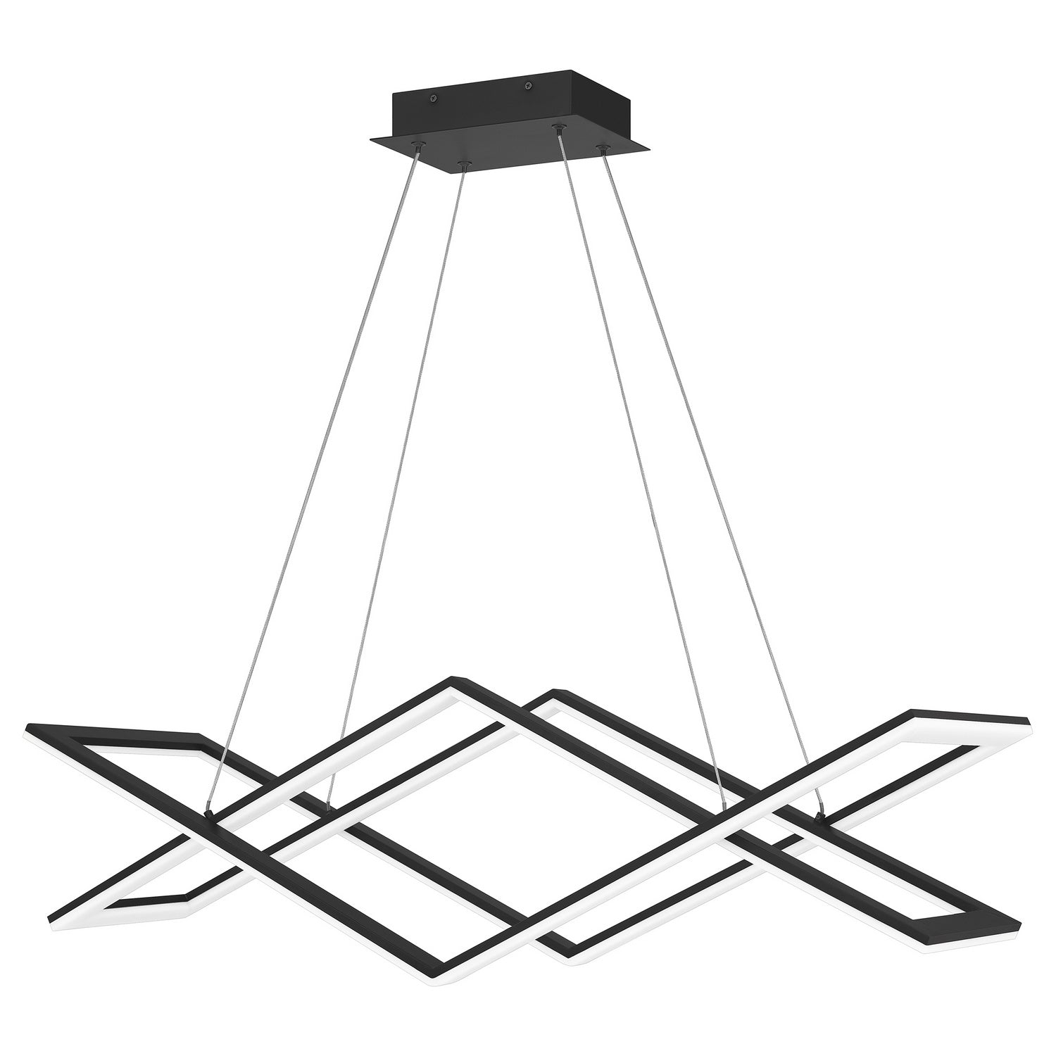 Quoizel - PCNEW136MBK - LED Linear Chandelier - Newman - Matte Black