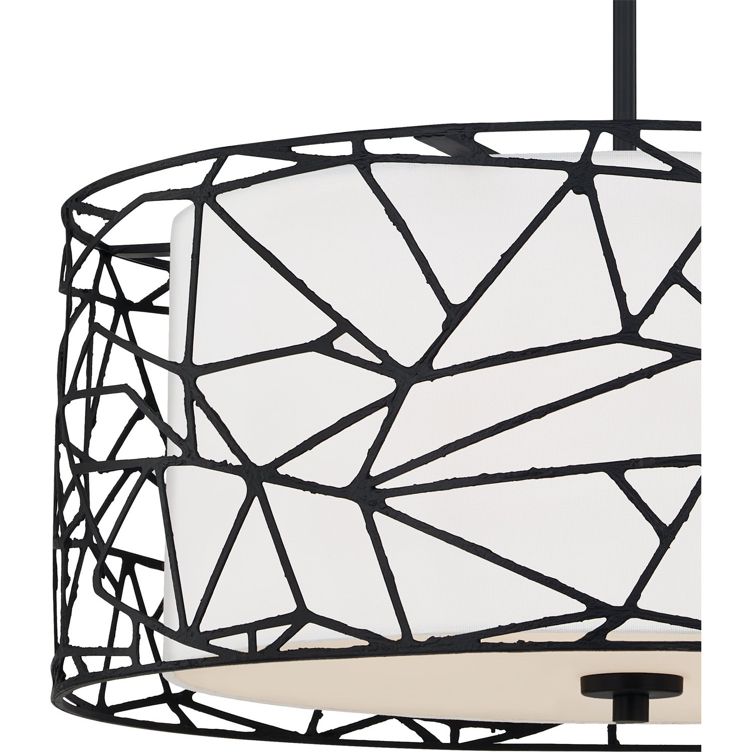 Quoizel - QOP5274MBK - Four Light Pendant - Newcastle - Matte Black