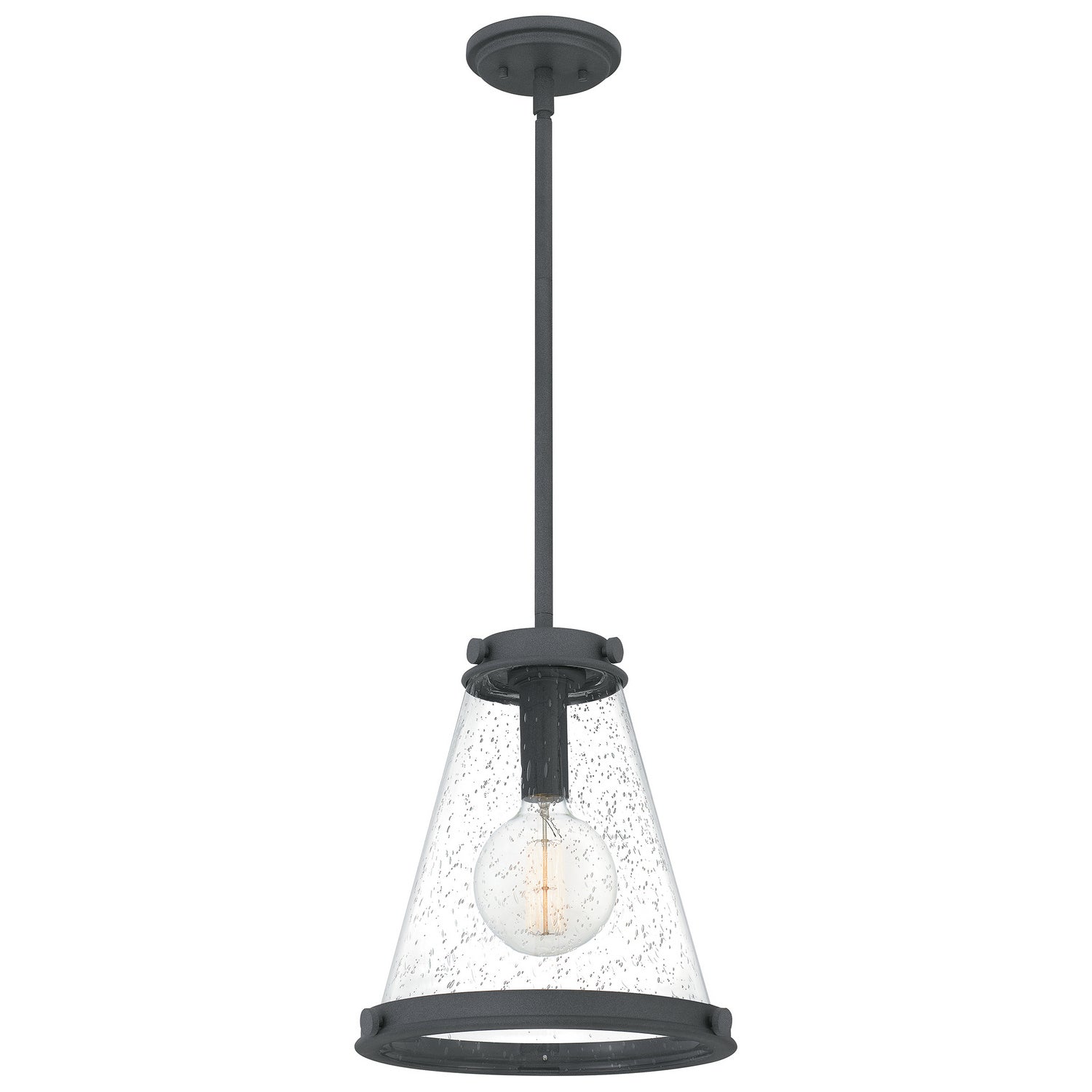 Quoizel - QP5260MB - One Light Mini Pendant - Bristol - Mottled Black