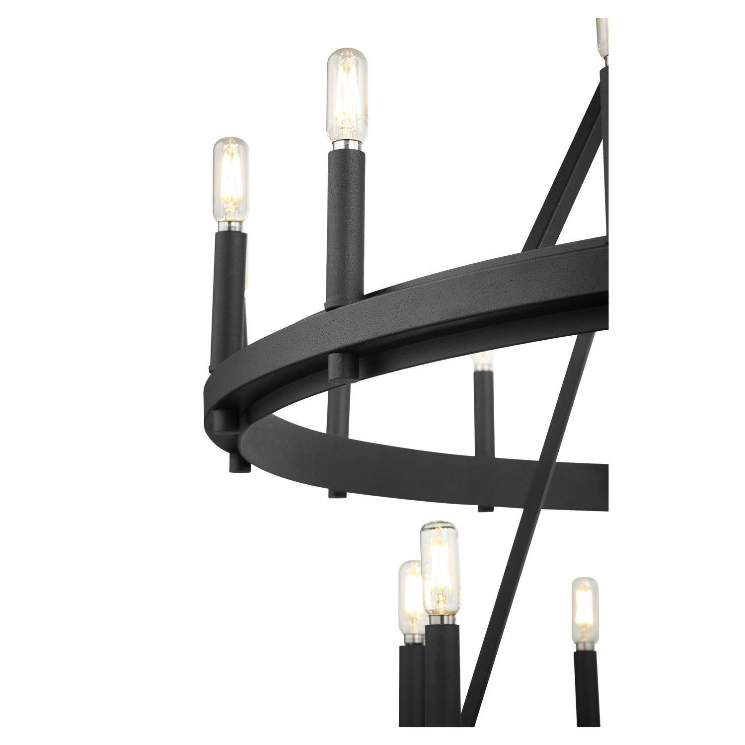 Quorum - 611-25-69 - 25 Light Chandelier - Aura - Textured Black