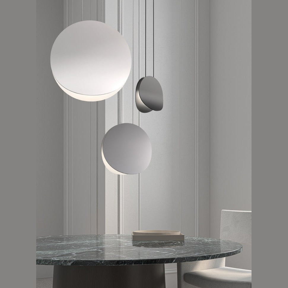 Sonneman - 1765.03 - LED Pendant - Malibu Discs - Satin White