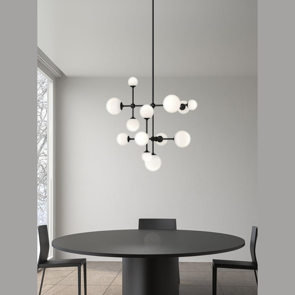 Sonneman - 2064.25 - LED Pendant - Sabon - Satin Black