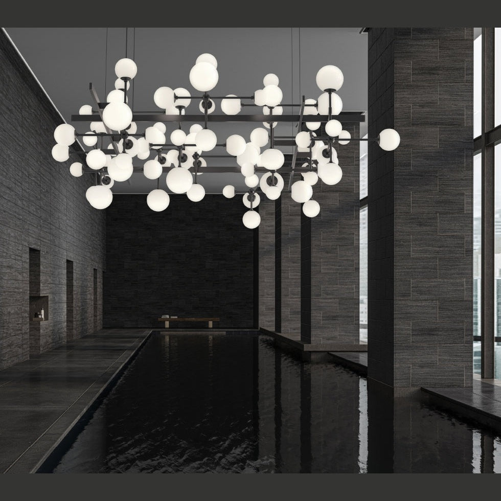 Sonneman - 2068.25 - LED Pendant - Nebula - Satin Black