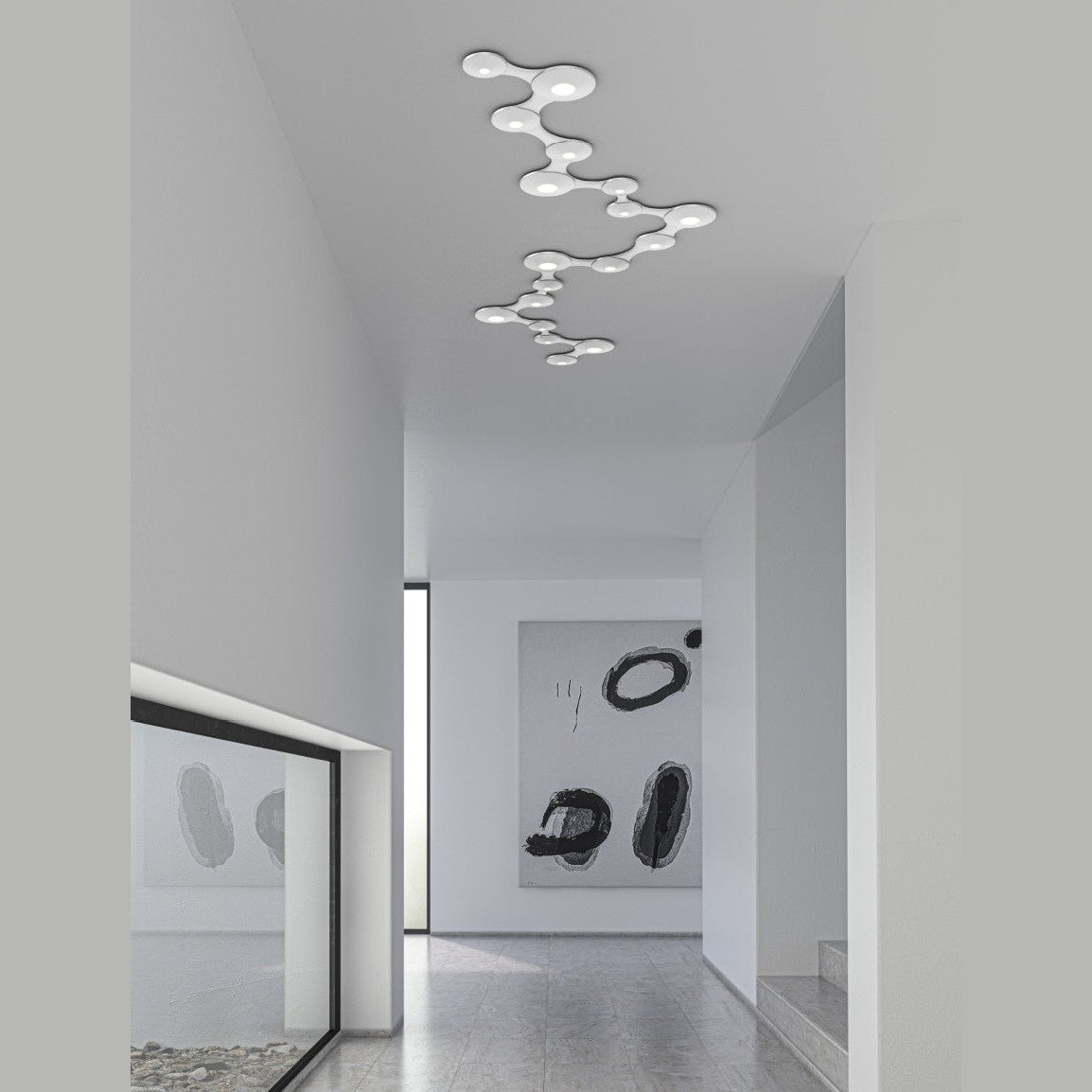 Sonneman - 2191.16-06-02-01-02 - LED Surface Mount - Coral Surface - Bright Satin Aluminum