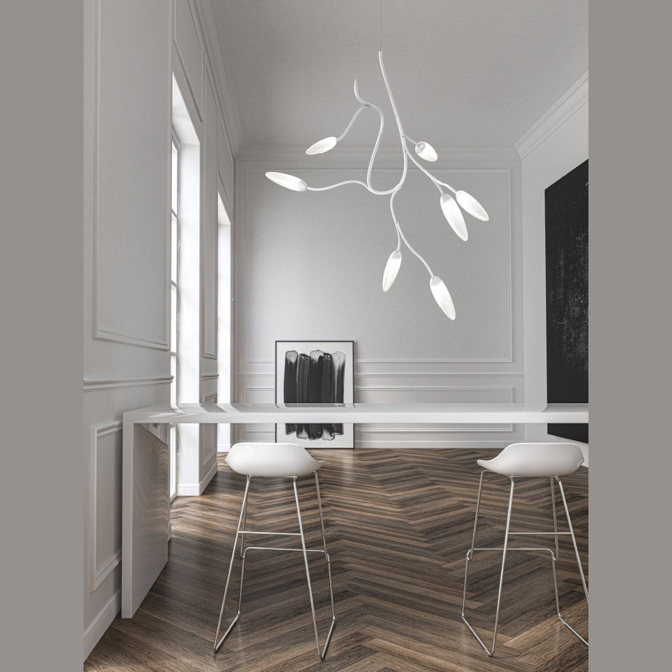 Sonneman - 3281.03 - LED Pendant - Vines - Satin White