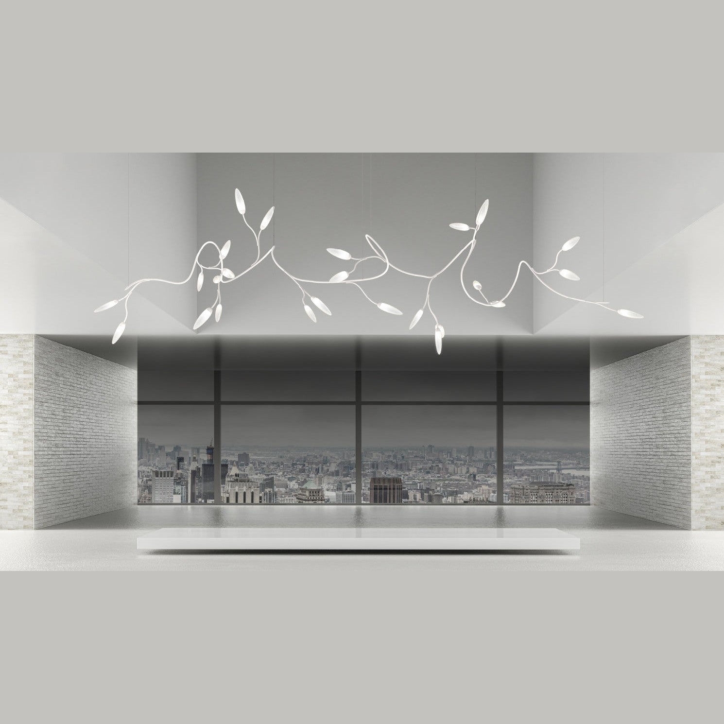 Sonneman - 3285.03 - LED Pendant - Vines - Satin White
