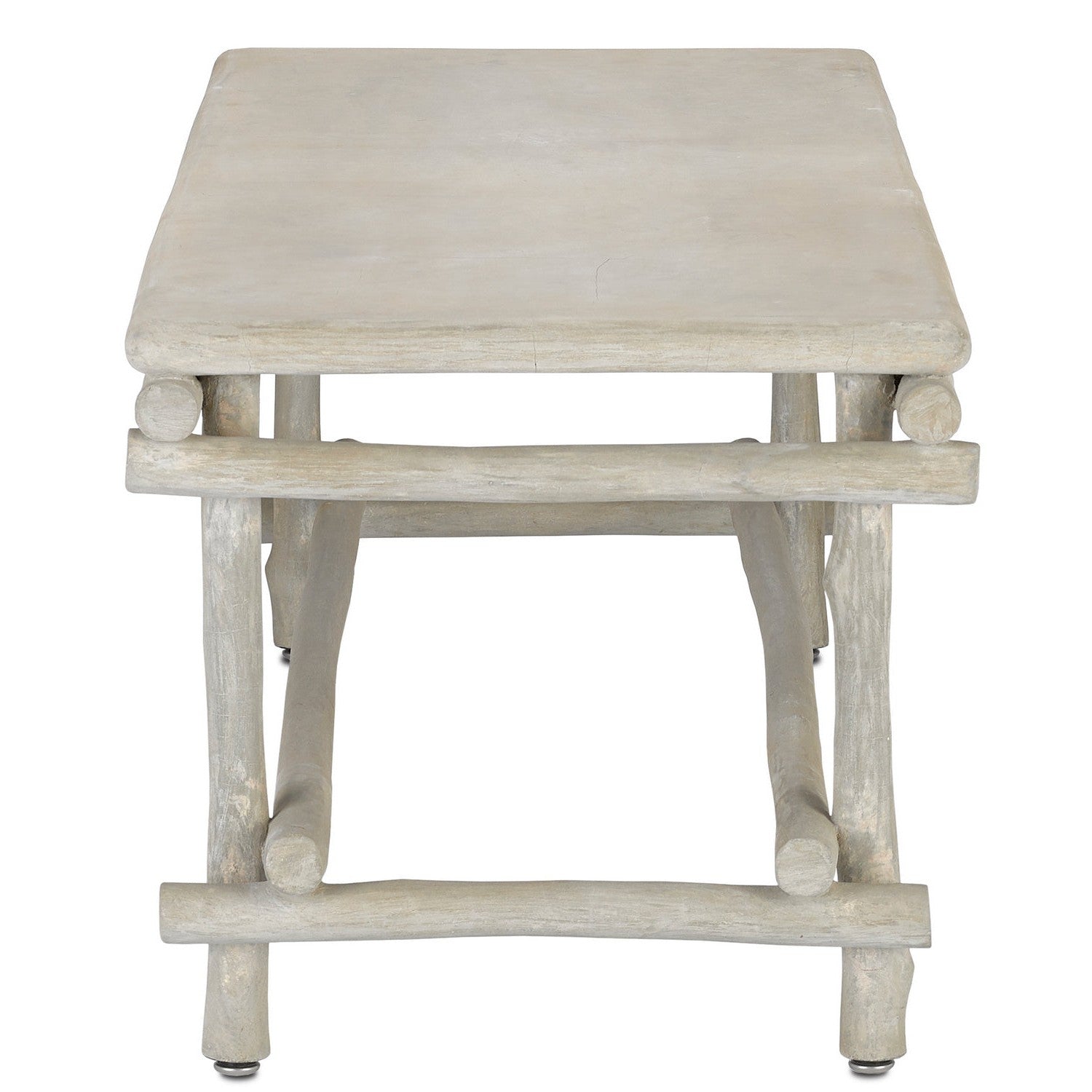 Currey and Company - 2000-0027 - Table/Bench - Portland/Faux Bois