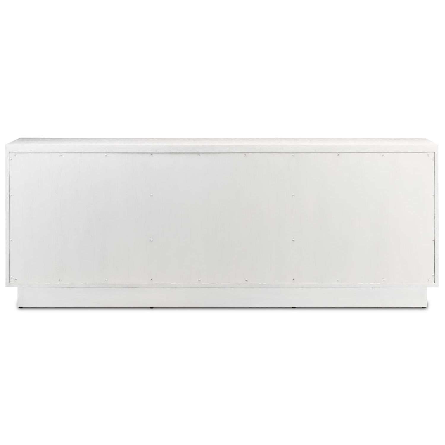 Currey and Company - 3000-0152 - Credenza - Morombe Collection - Cerused White
