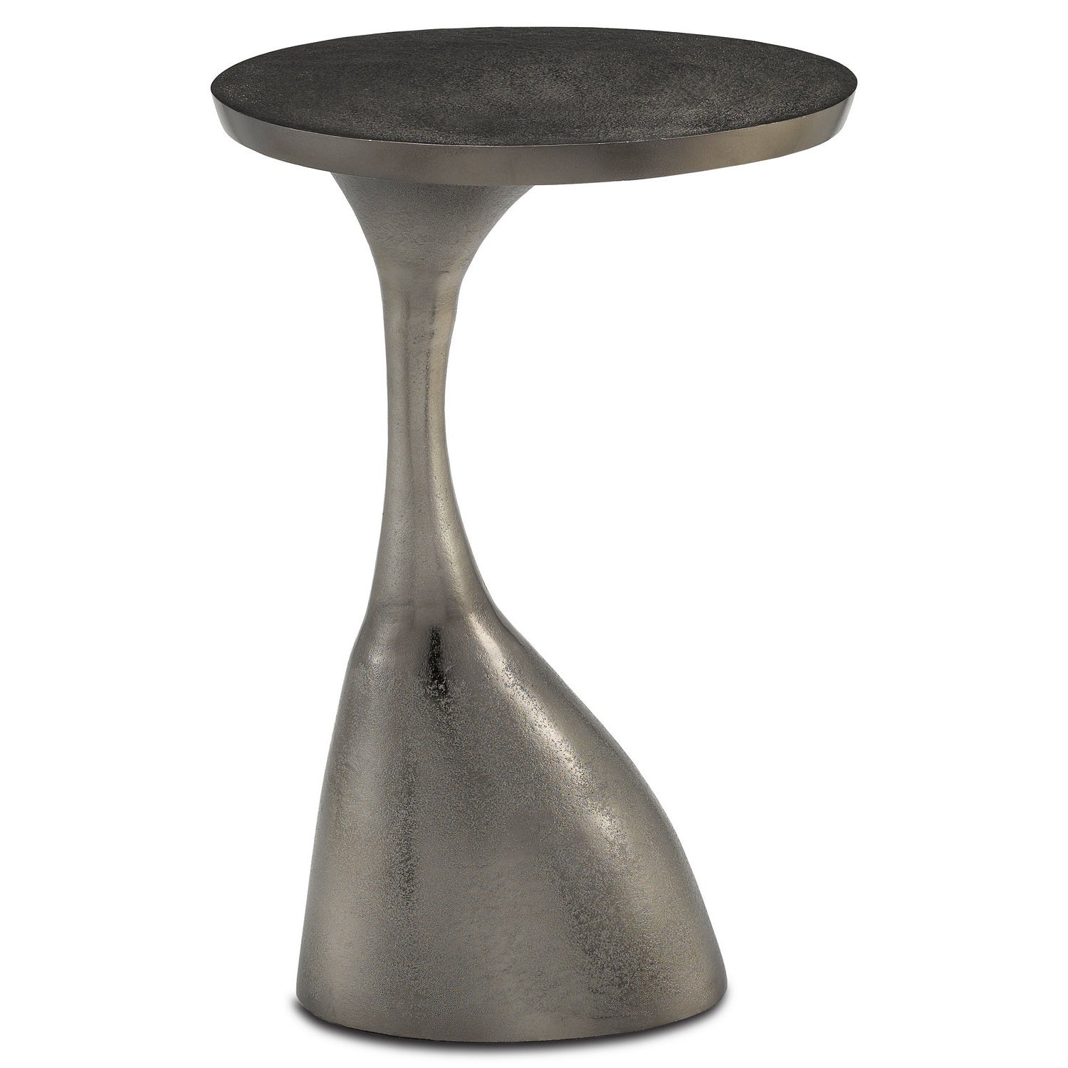 Currey and Company - 4000-0104 - Accent Table - Ishaan Collection - Black Nickel
