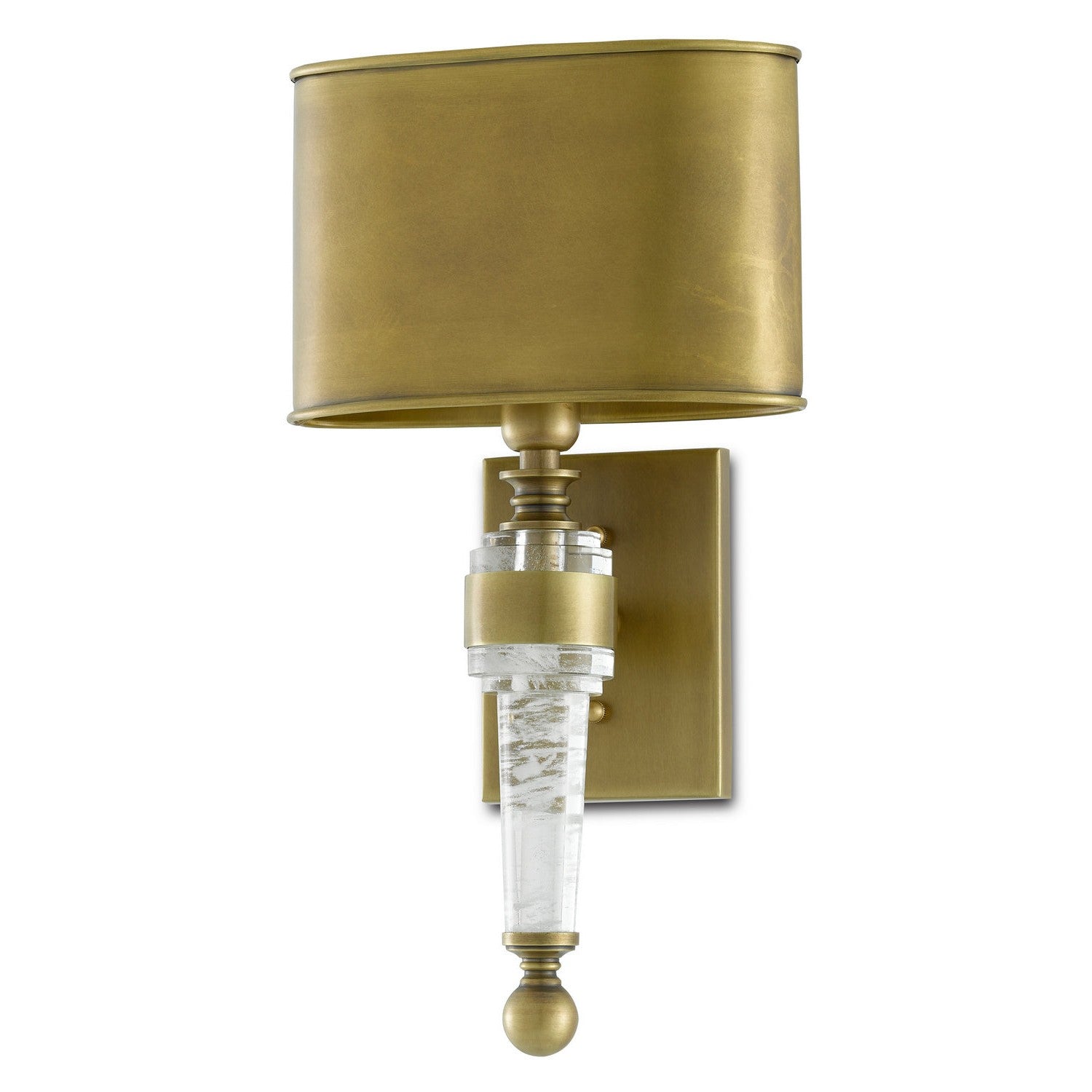 Currey and Company - 5000-0177 - One Light Wall Sconce - Lindau Brass Wall Sconce - Antique Brass