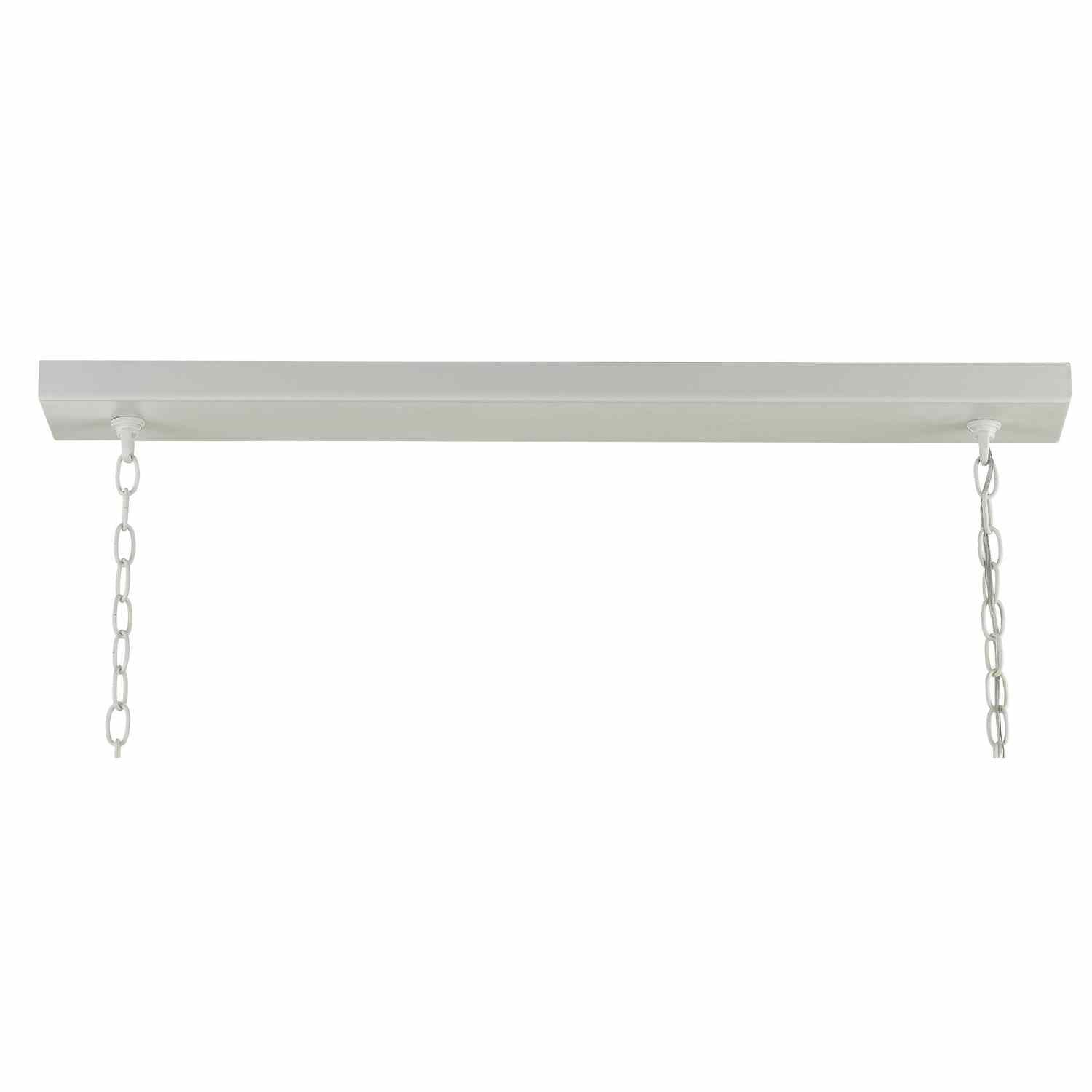 Currey and Company - 9000-0631 - Four Light Lantern - Tulipano Collection - Gesso White/Contemporary Gold Leaf
