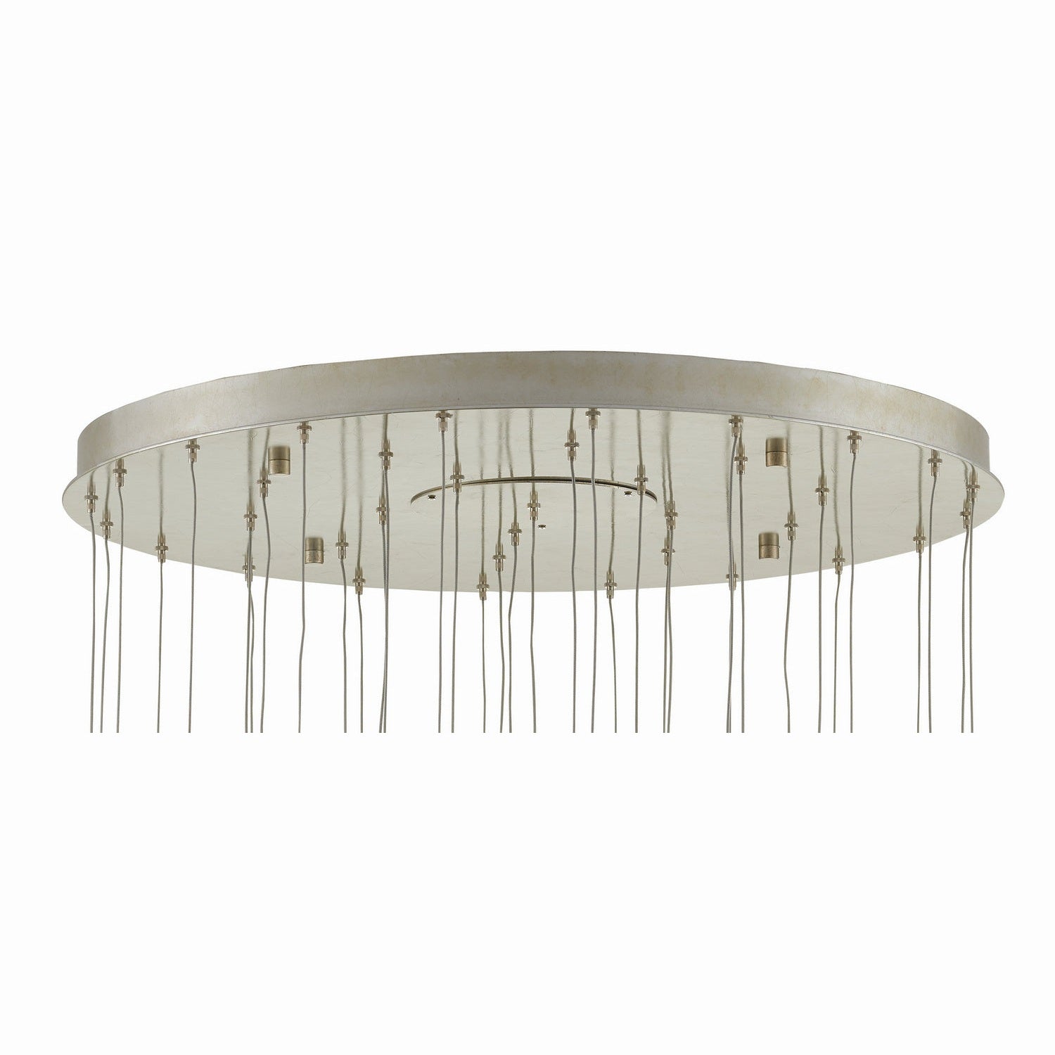 Currey and Company - 9000-0708 - 36 Light Pendant - Glace Collection - Raj Mirror/Antique Brass