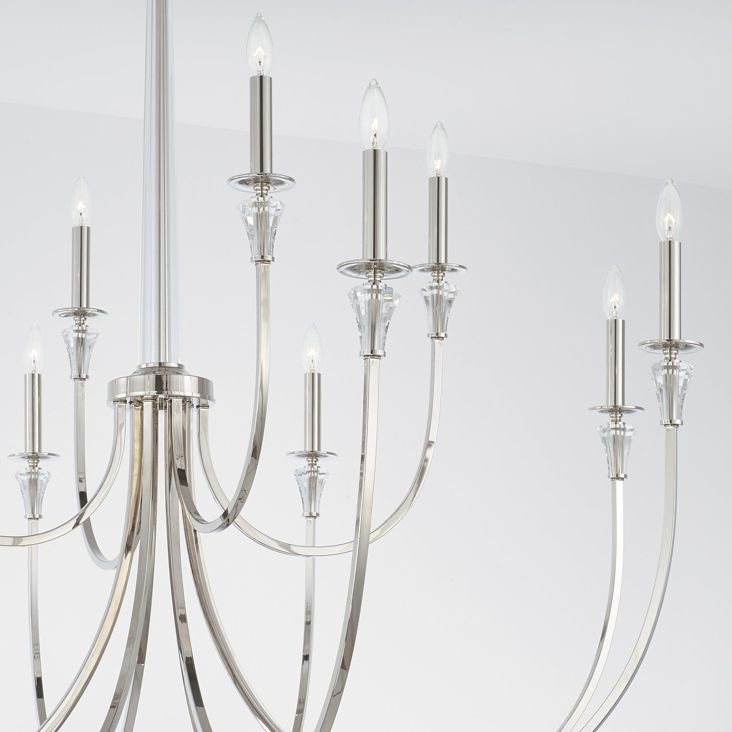 Capital Lighting - 441801PN - 12 Light Chandelier - Laurent - Polished Nickel