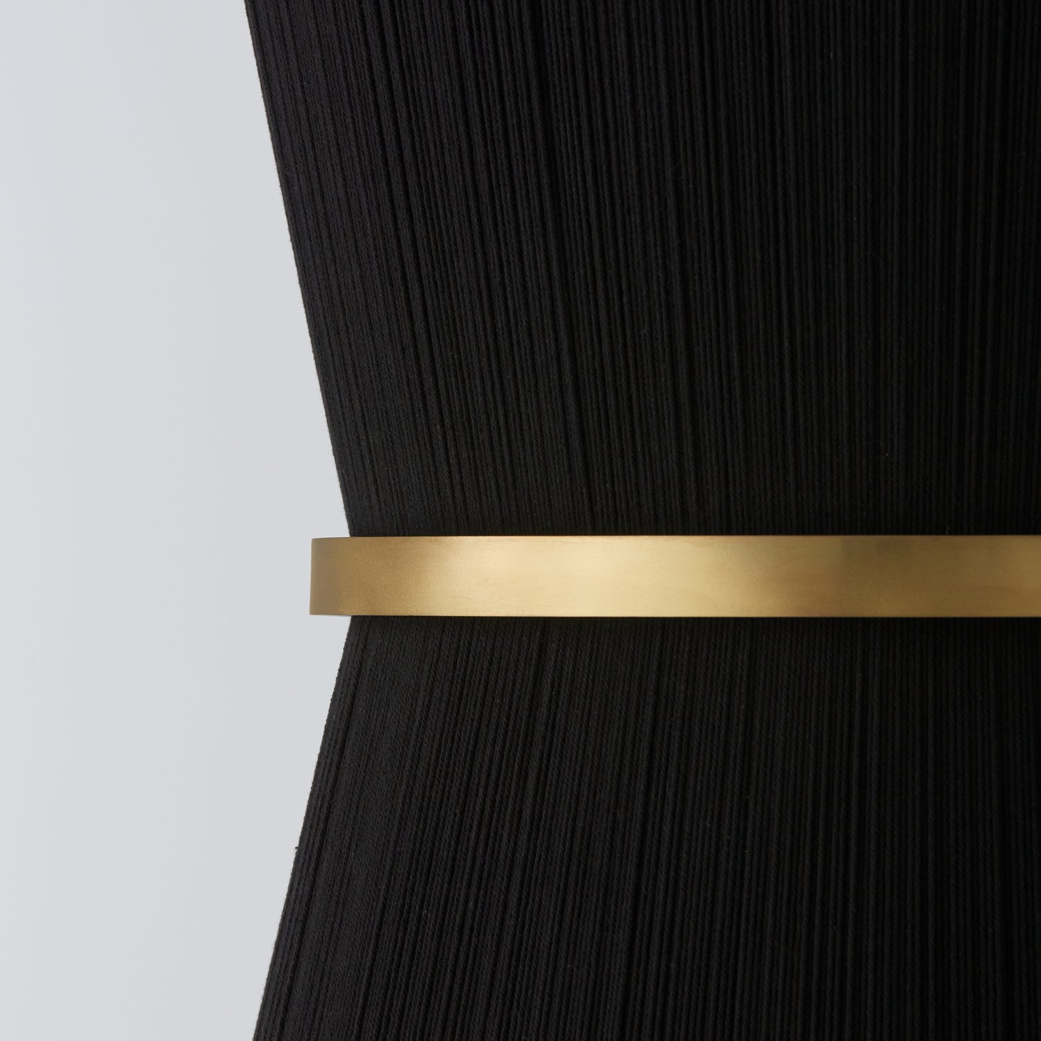 Capital Lighting - 541261KP - Six Light Foyer - Cecilia - Black Rope and Patinaed Brass